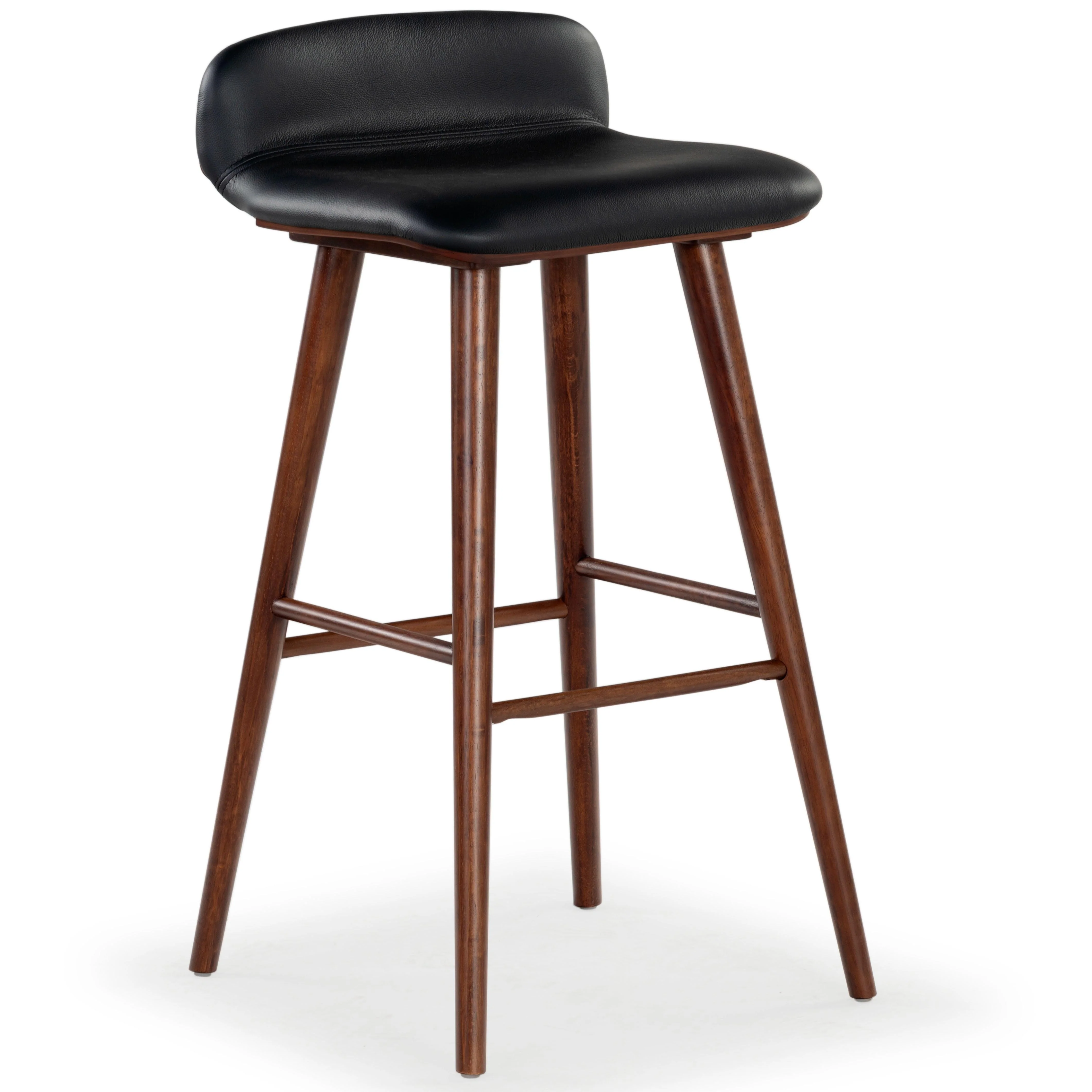 Tazmyn Leather Barstool - Remutear