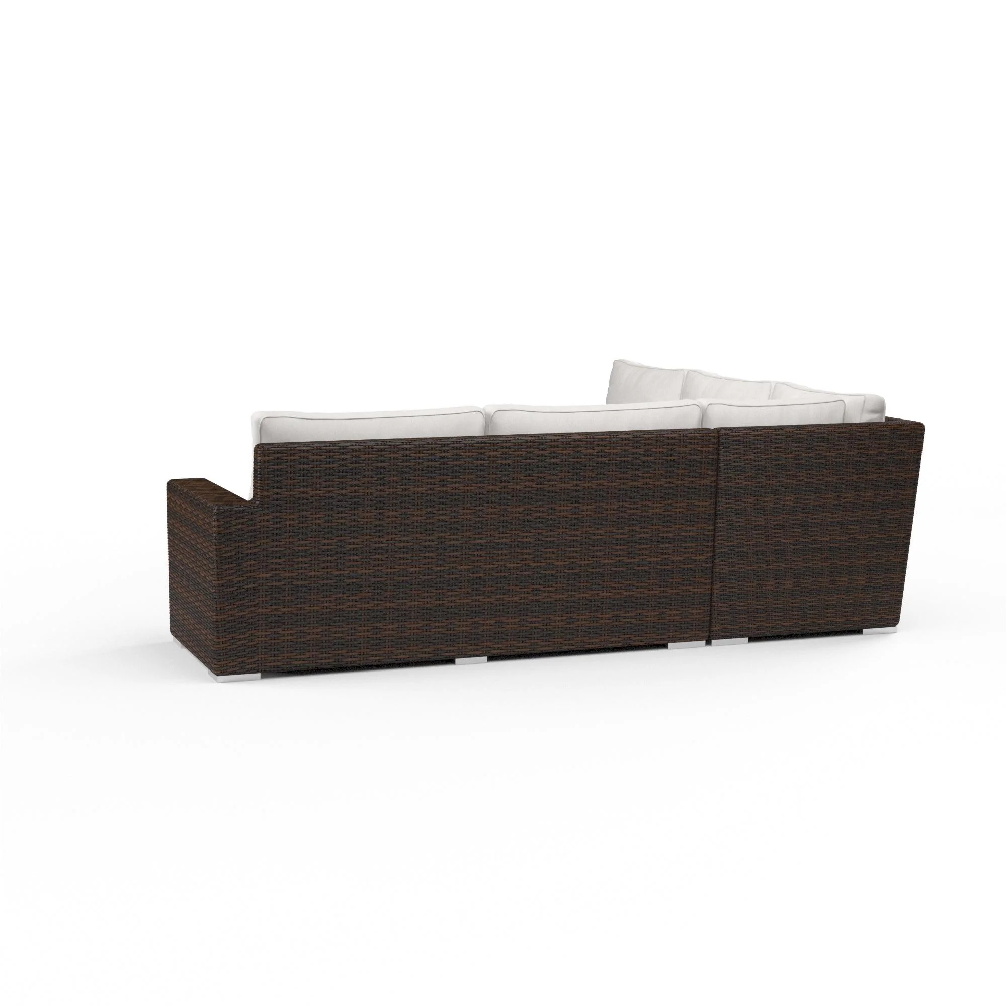 Montecito Sectional in Canvas Flax w/ Self Welt - Remutear
