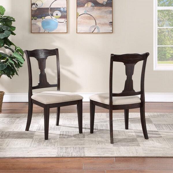 JASMYN WOOD DINING CHAIR (SET OF 2) - Remutear