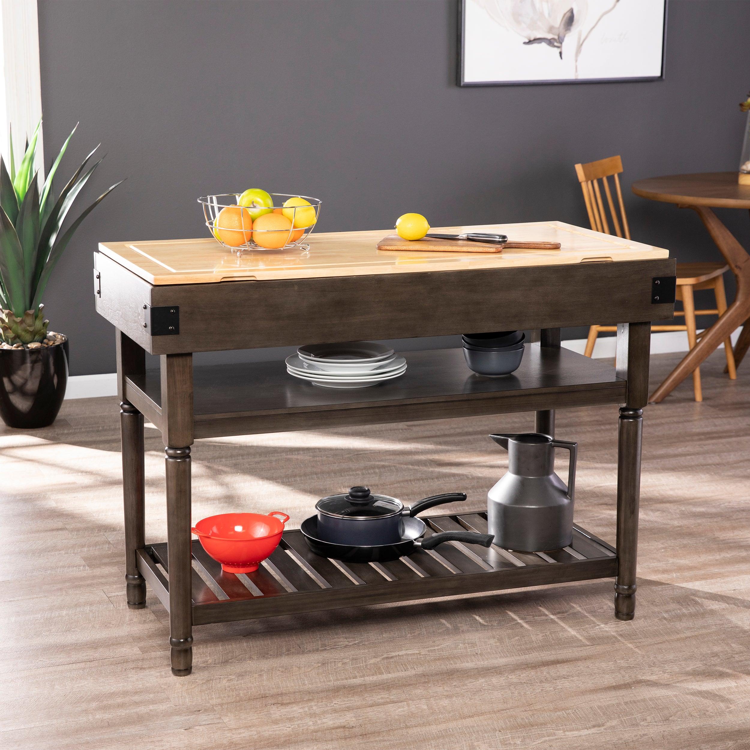 Waysmere Stationary Kitchen Island - Remutear