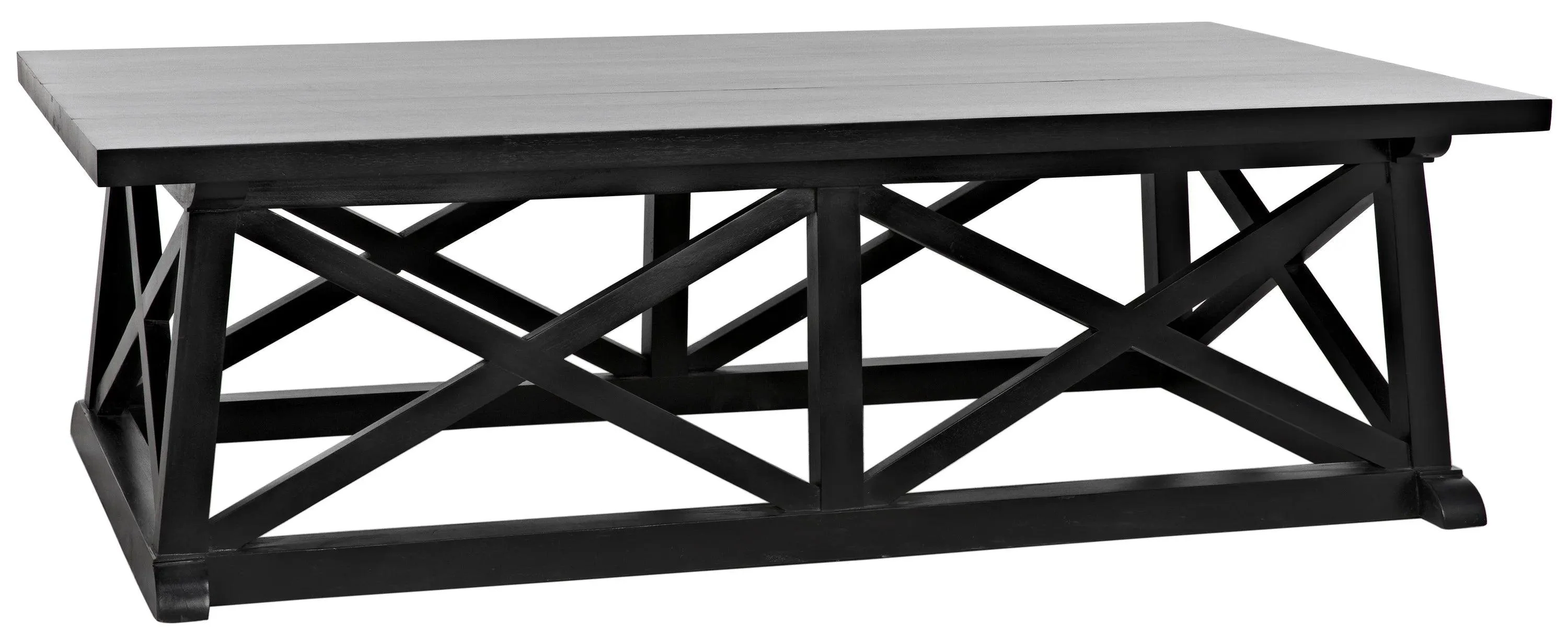 Sutton Coffee Table,Hand Rubbed Black - Remutear
