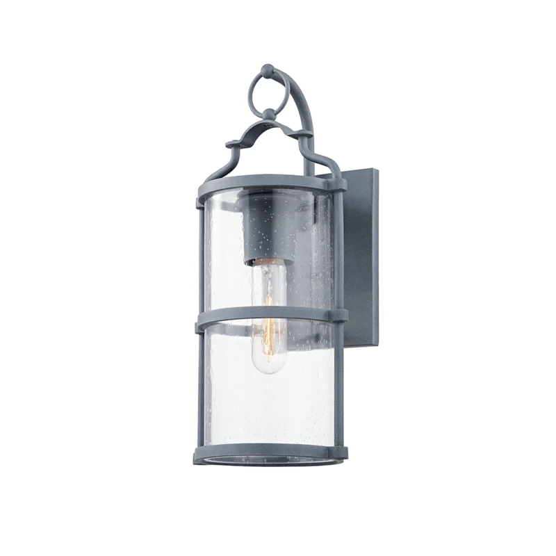 BURBANK 1 LIGHT SMALL EXTERIOR WALL SCONCE - Remutear