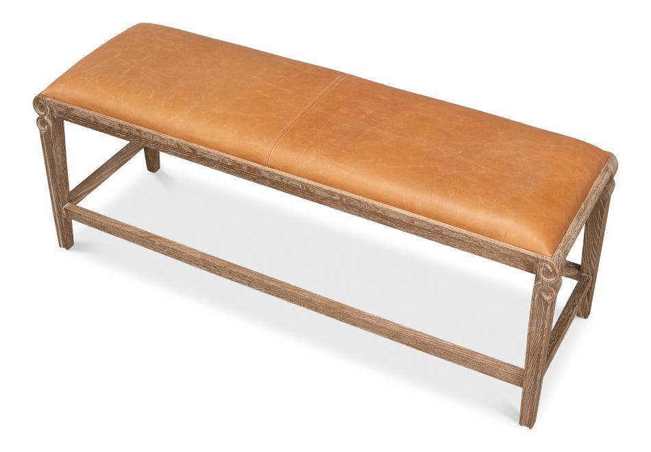 Smith Building Parlor Bench - Leather - Remutear