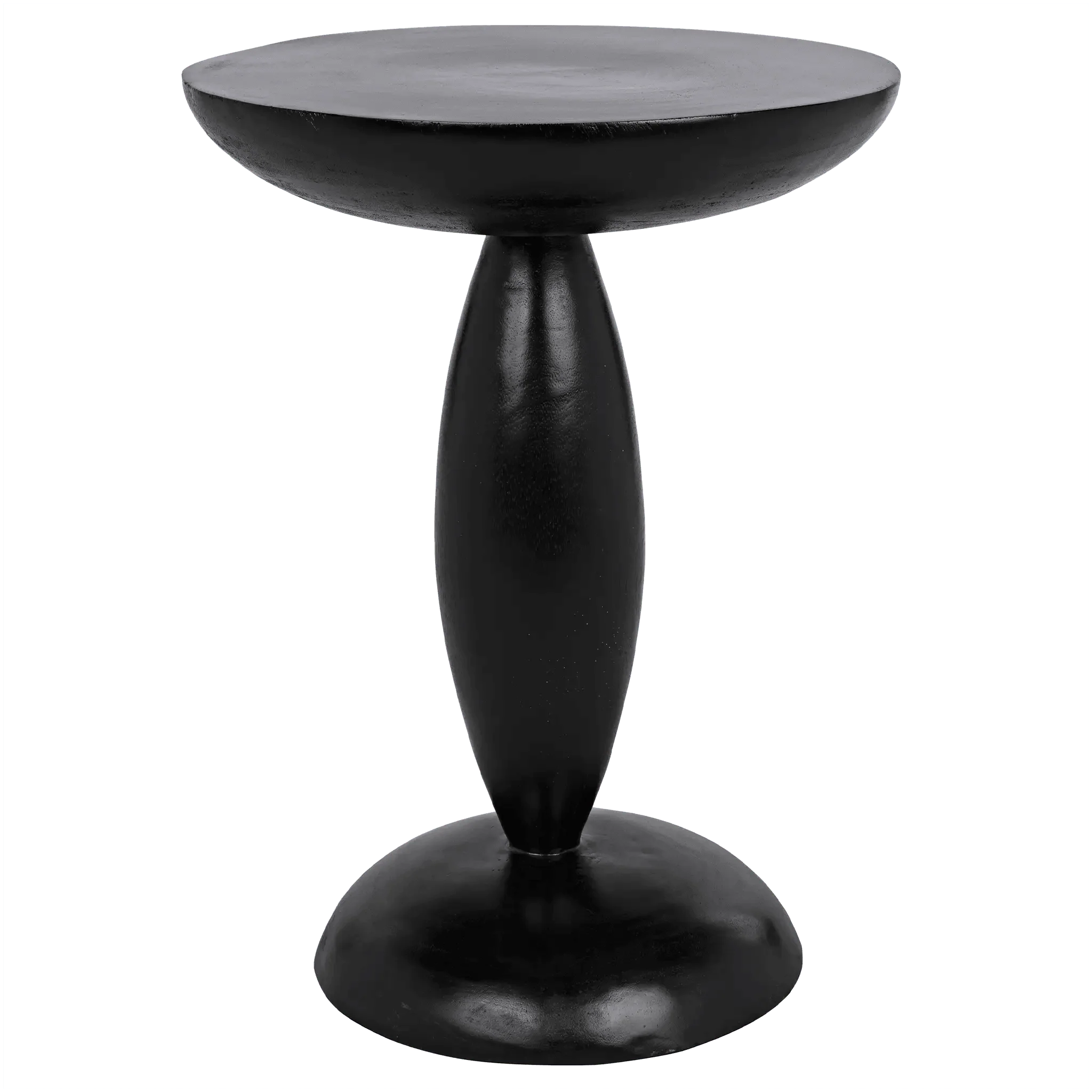 Adonis Side Table, Hand Rubbed Black - Remutear