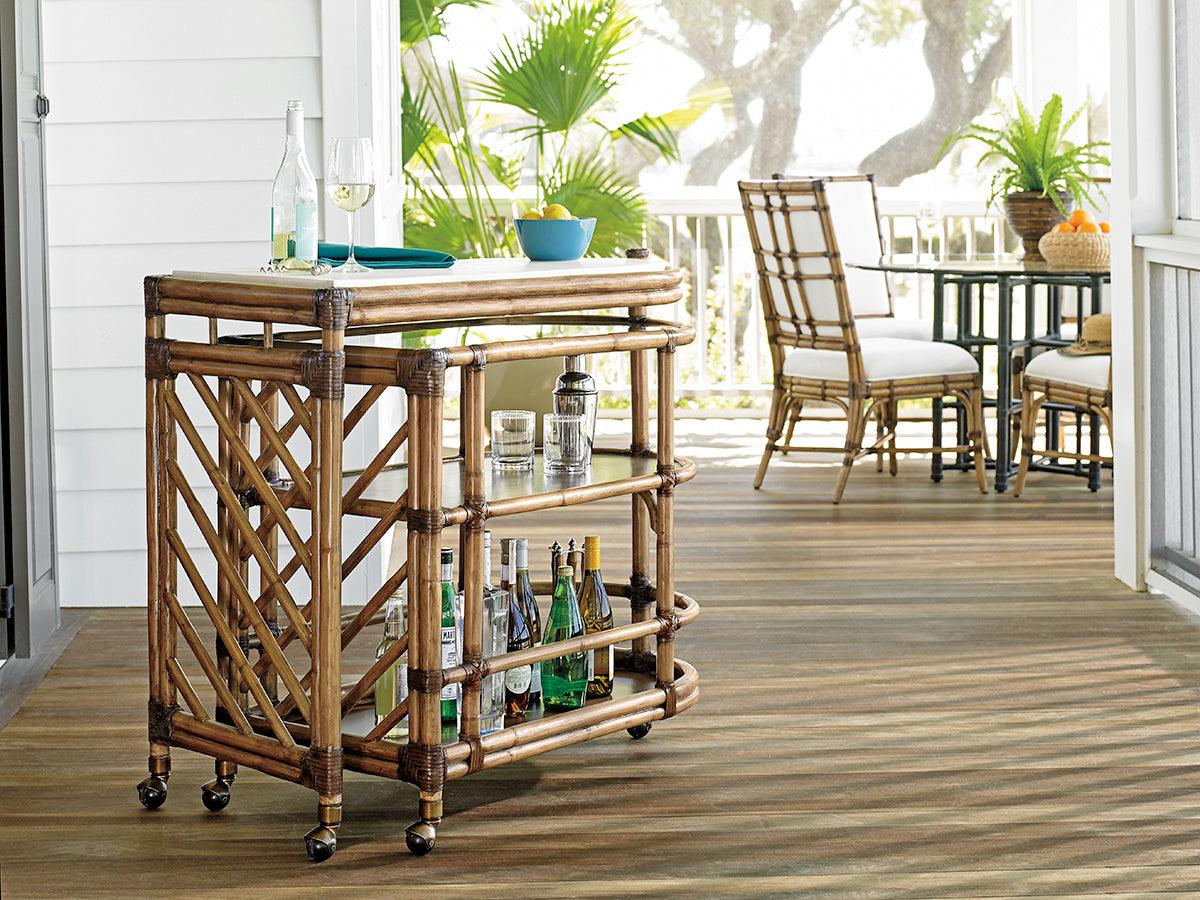 Twin Palms Cable Beach Bar Cart - Remutear