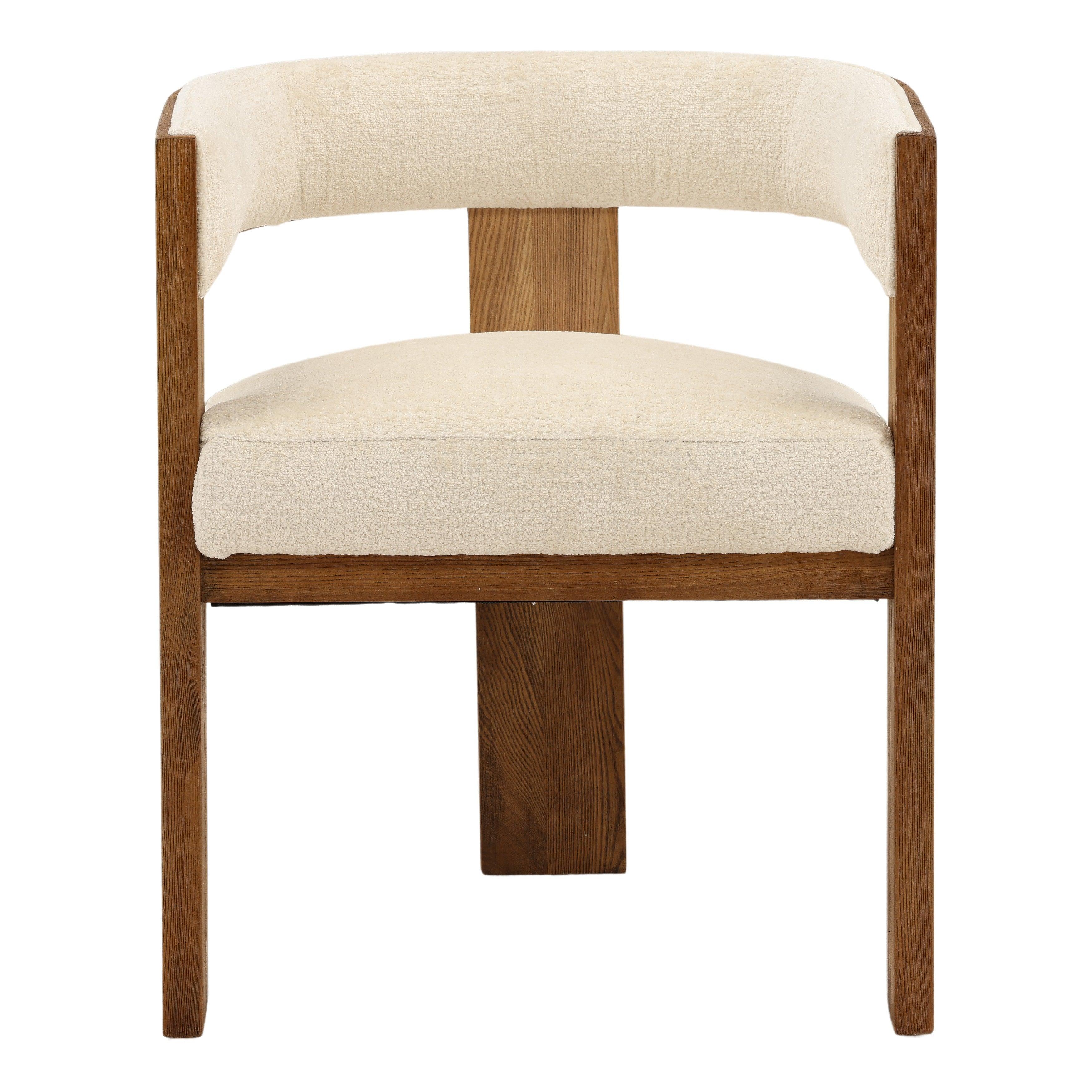 Nadine Dining Chair Cream - Remutear