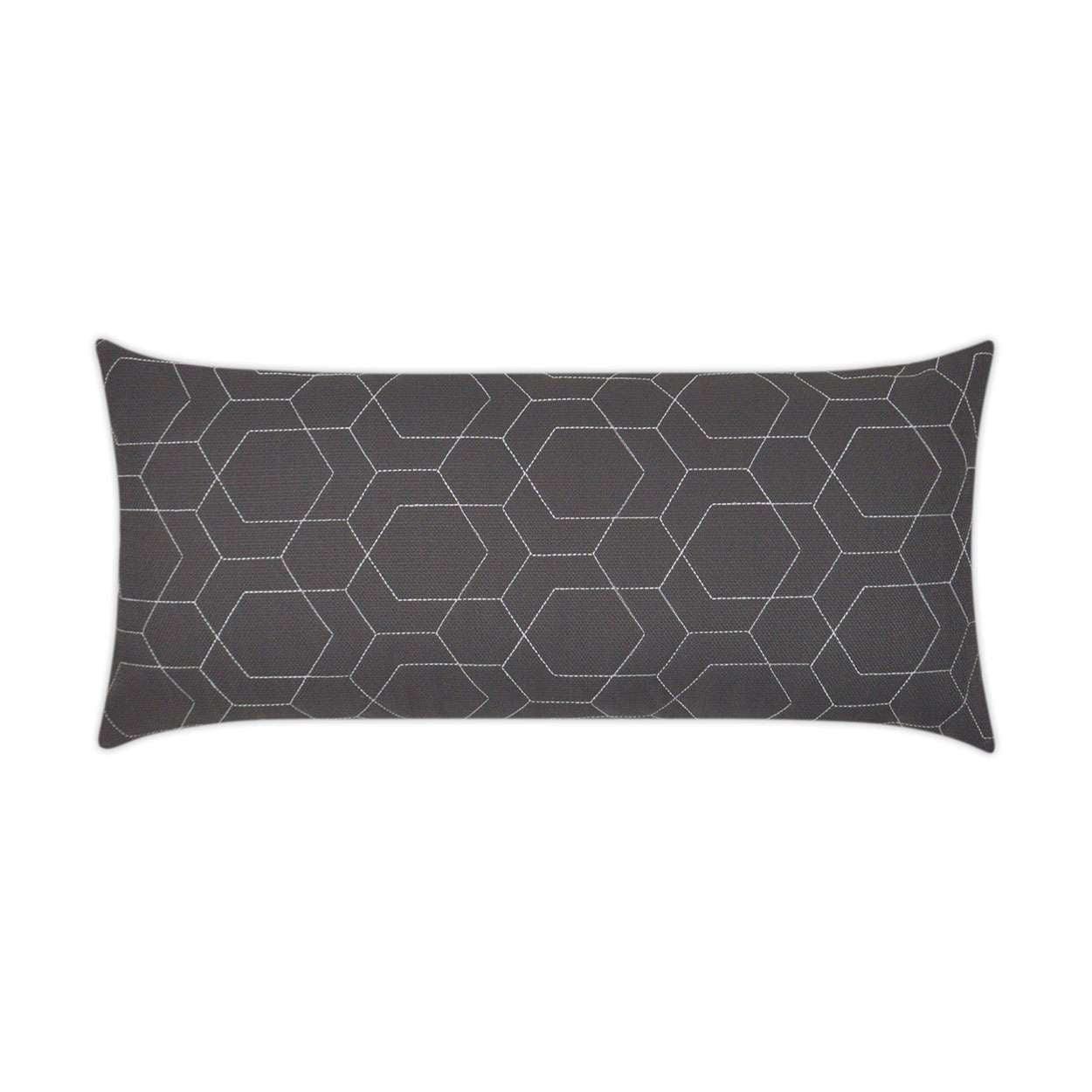 Outdoor Hex Quilt Lumbar Pillow - Remutear