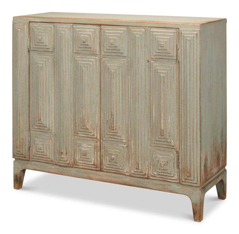 Peyton 2 Door Commode - Sage - Remutear