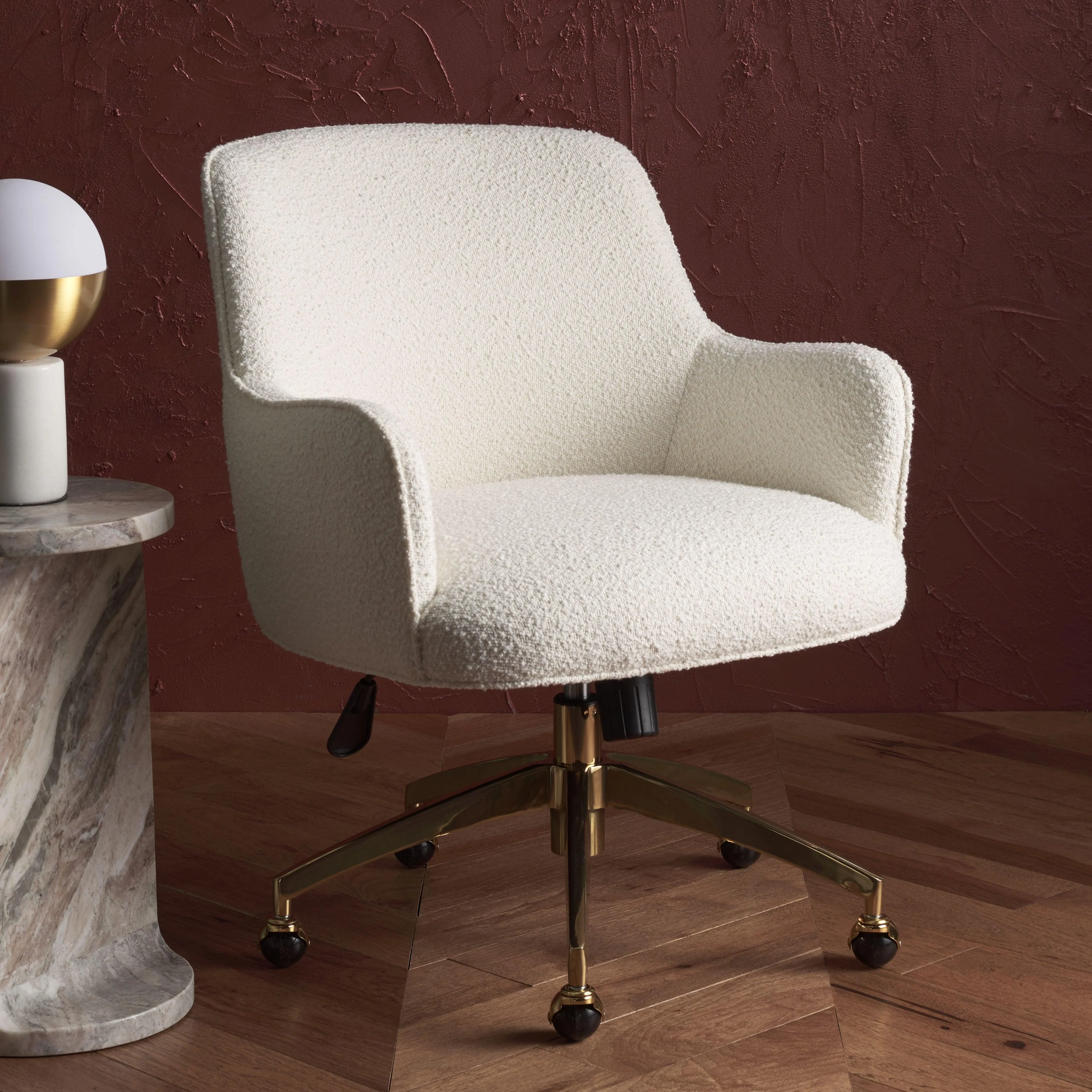 KIERSTIN ADJUSTABLE SWIVEL DESK CHAIR - Remutear