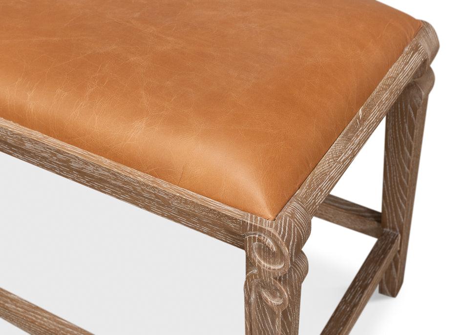 Smith Building Parlor Bench - Leather - Remutear