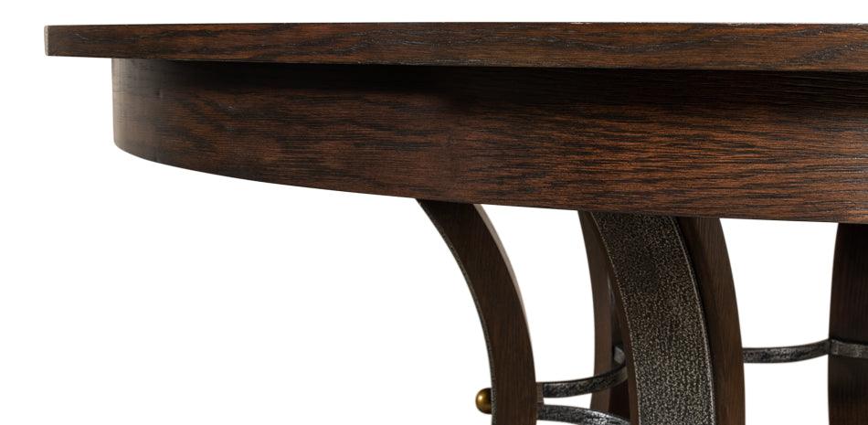 Tower Jupe Dining Table - Lg Burnt Brown - Remutear