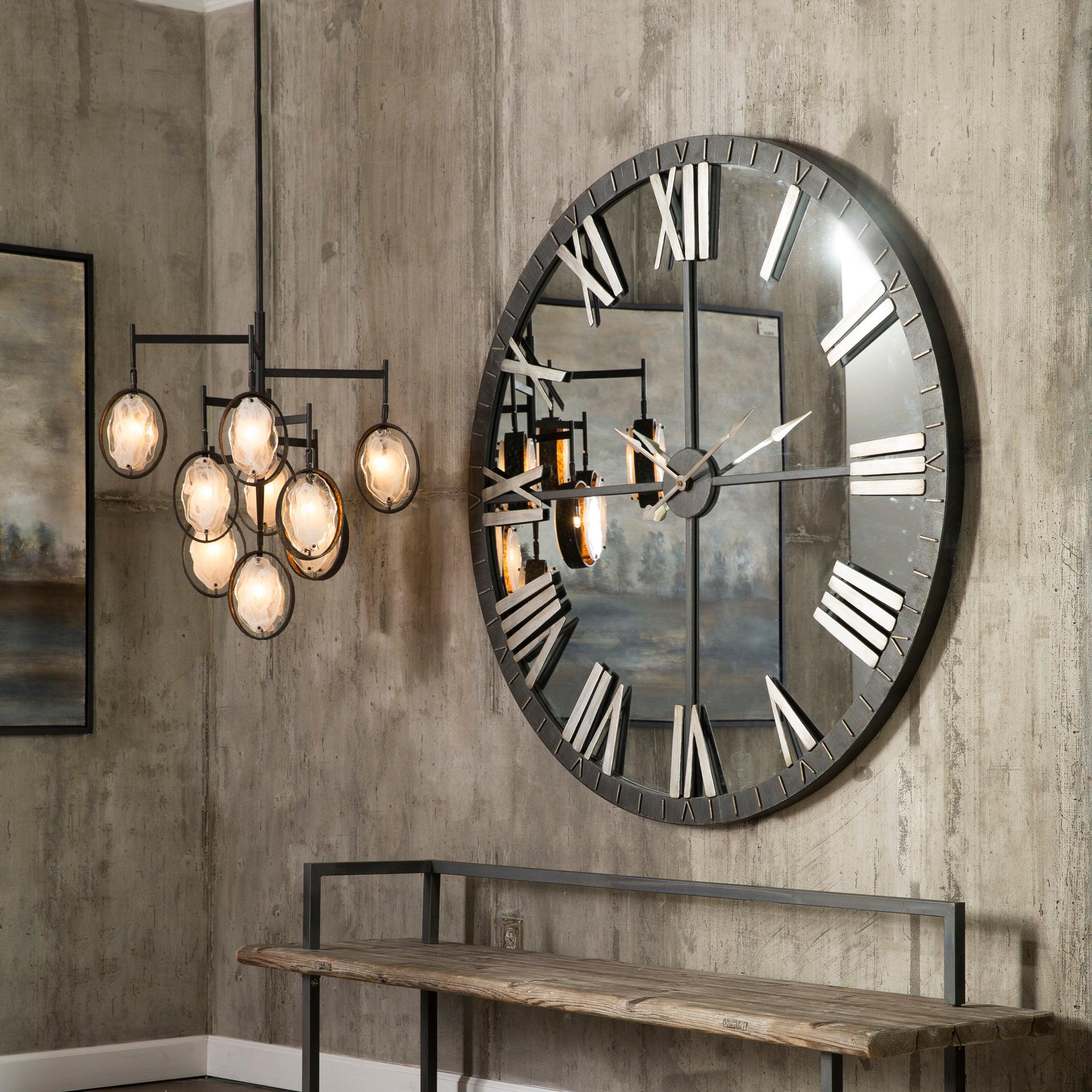 MAXIN DARK BRONZE 9 LIGHT CHANDELIER - Remutear