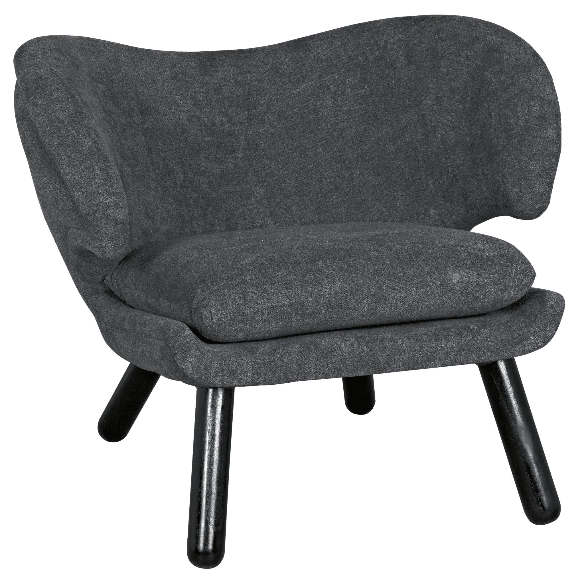 Valerie Chair with Grey Fabric - Remutear