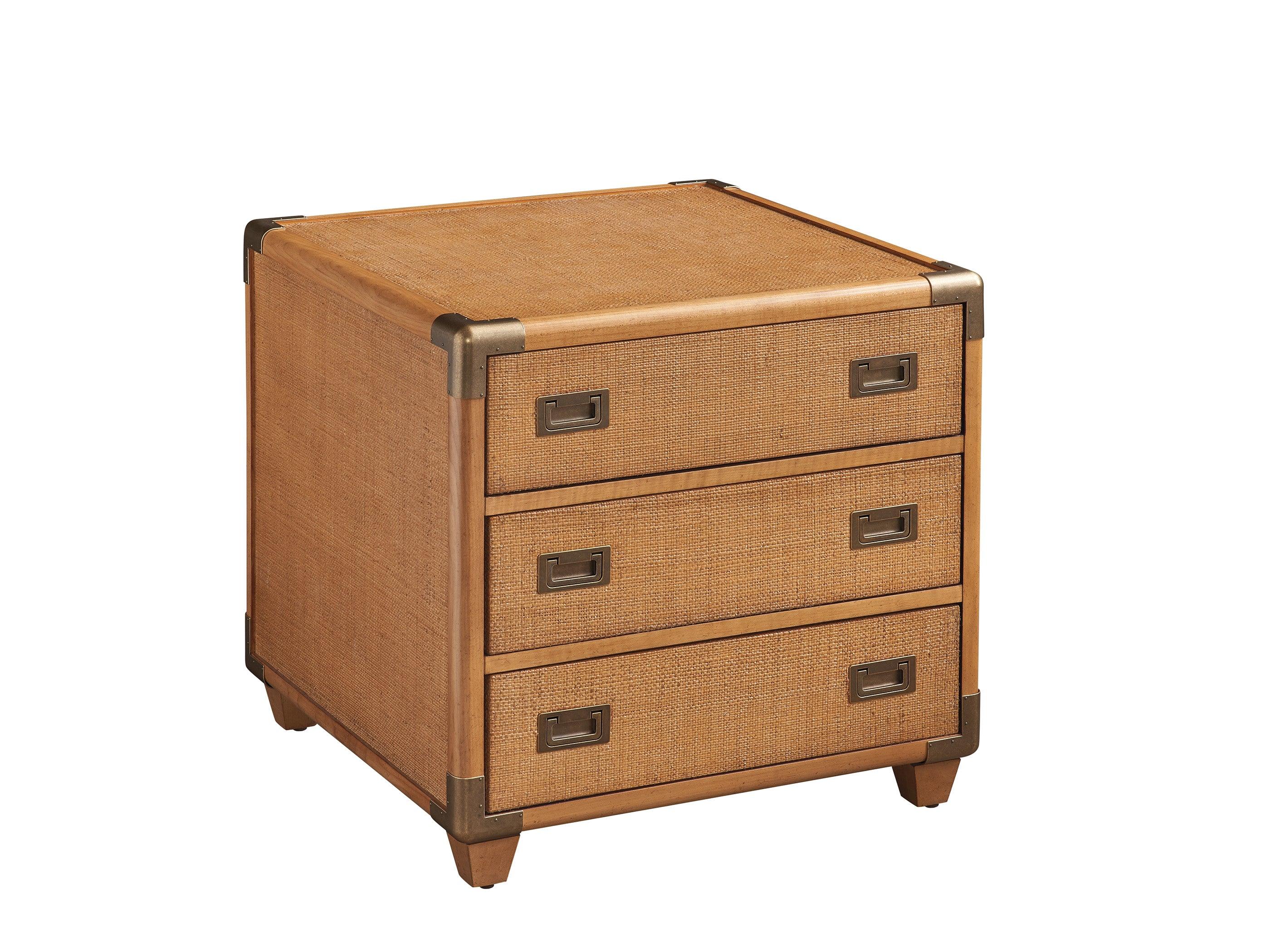 Laguna Sapphire Woven Trunk End Table - Remutear
