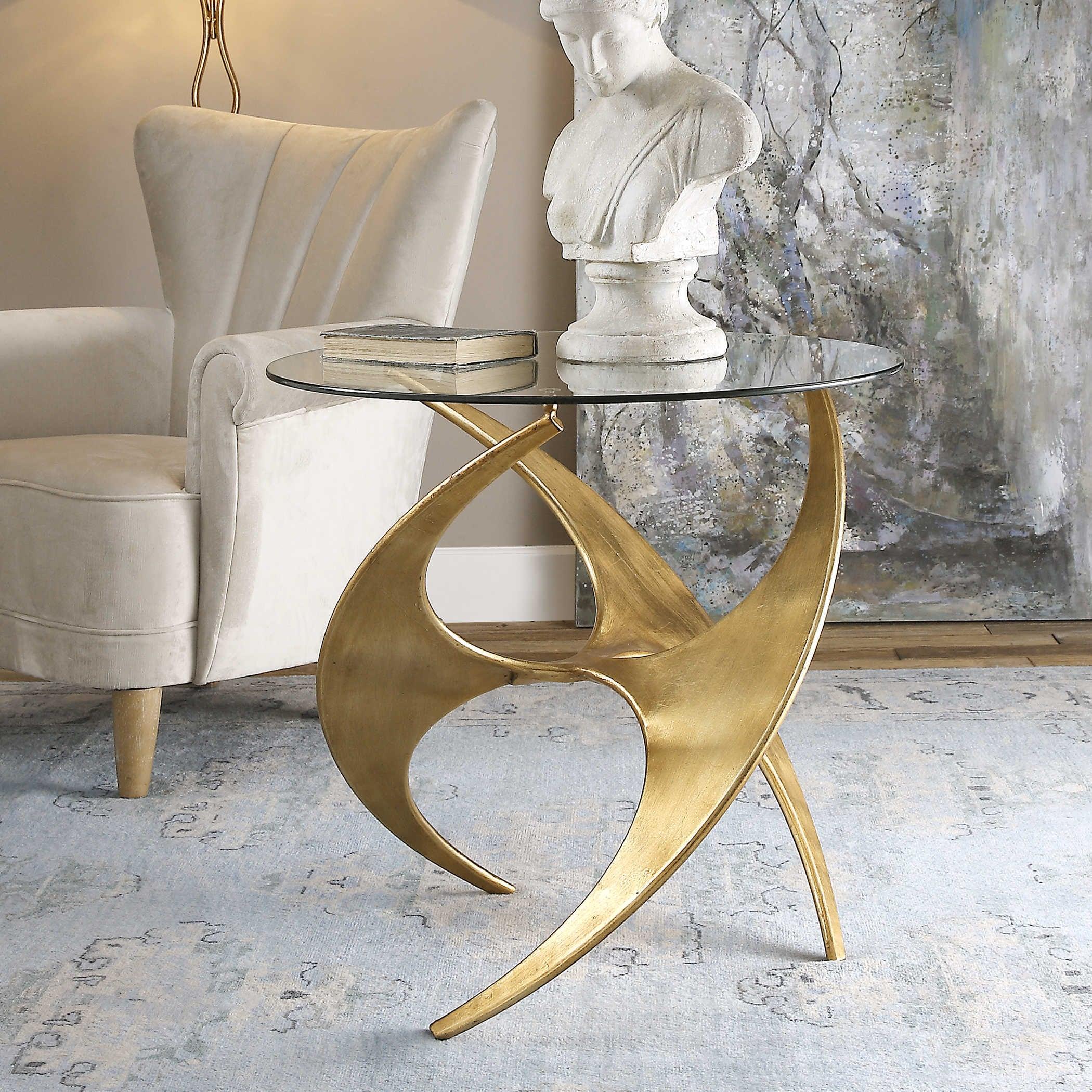 Graciano Glass Side Table - Remutear