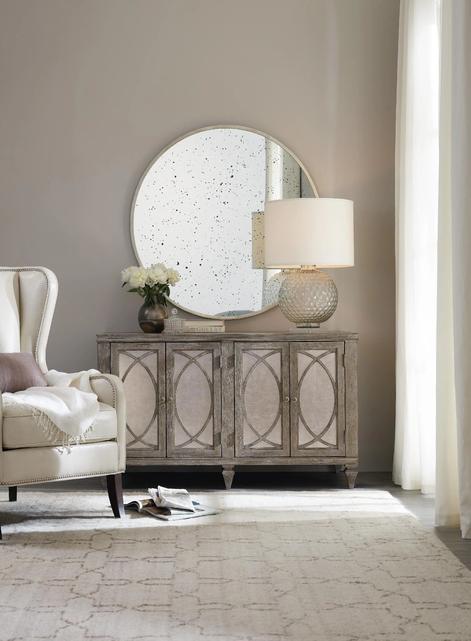 Rustic Glam Credenza - Remutear