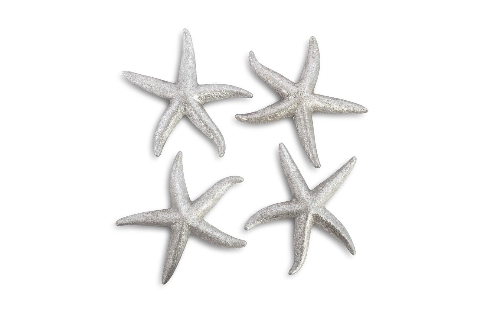 Starfish, Silver Leaf, Set of 4, MD - Remutear