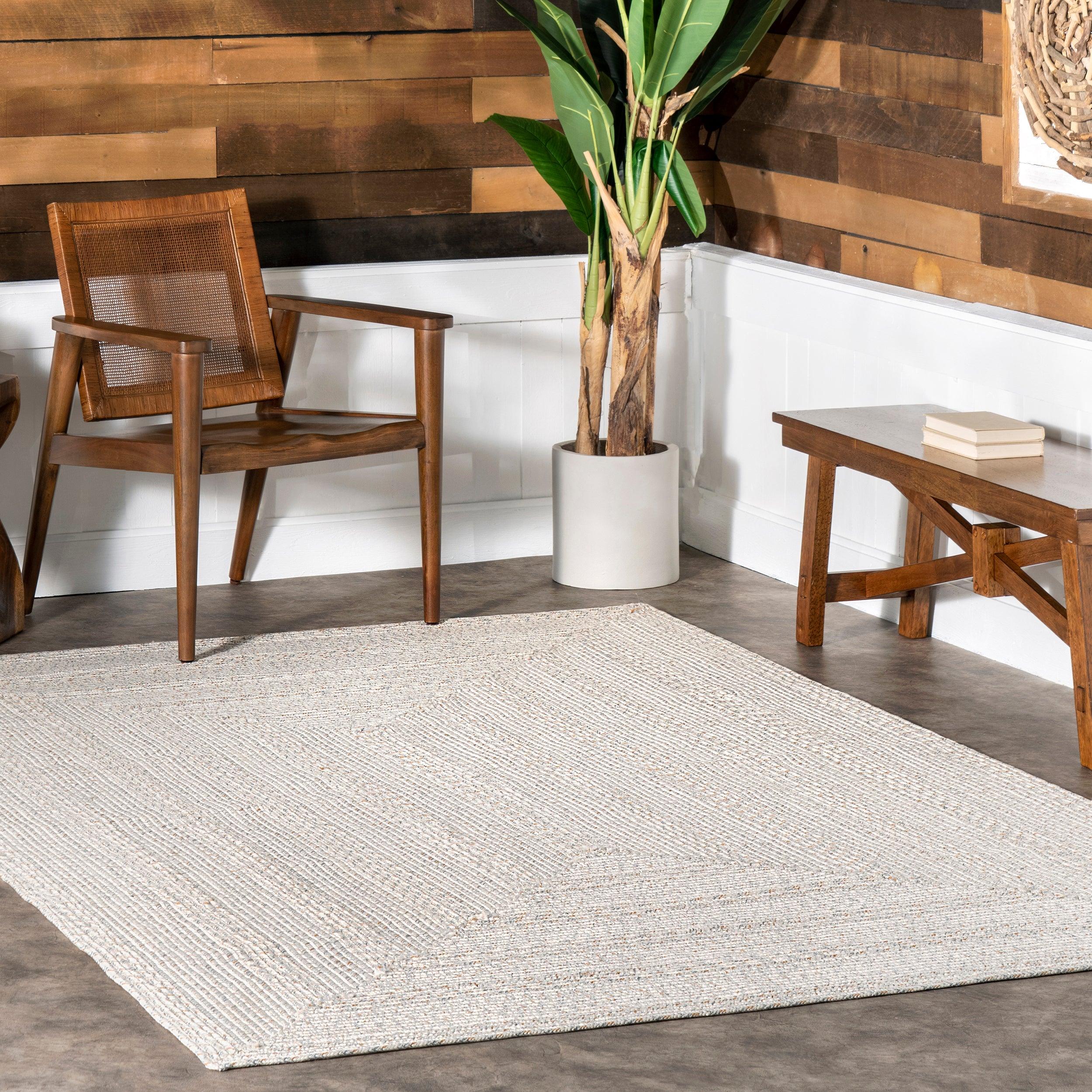 Rowan Braided Texture Indoor/Outdoor Area Rug - Remutear