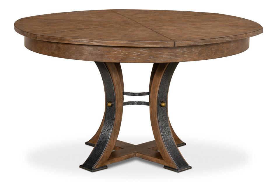 Tower Jupe Dining Table - Med Light Mink - Remutear