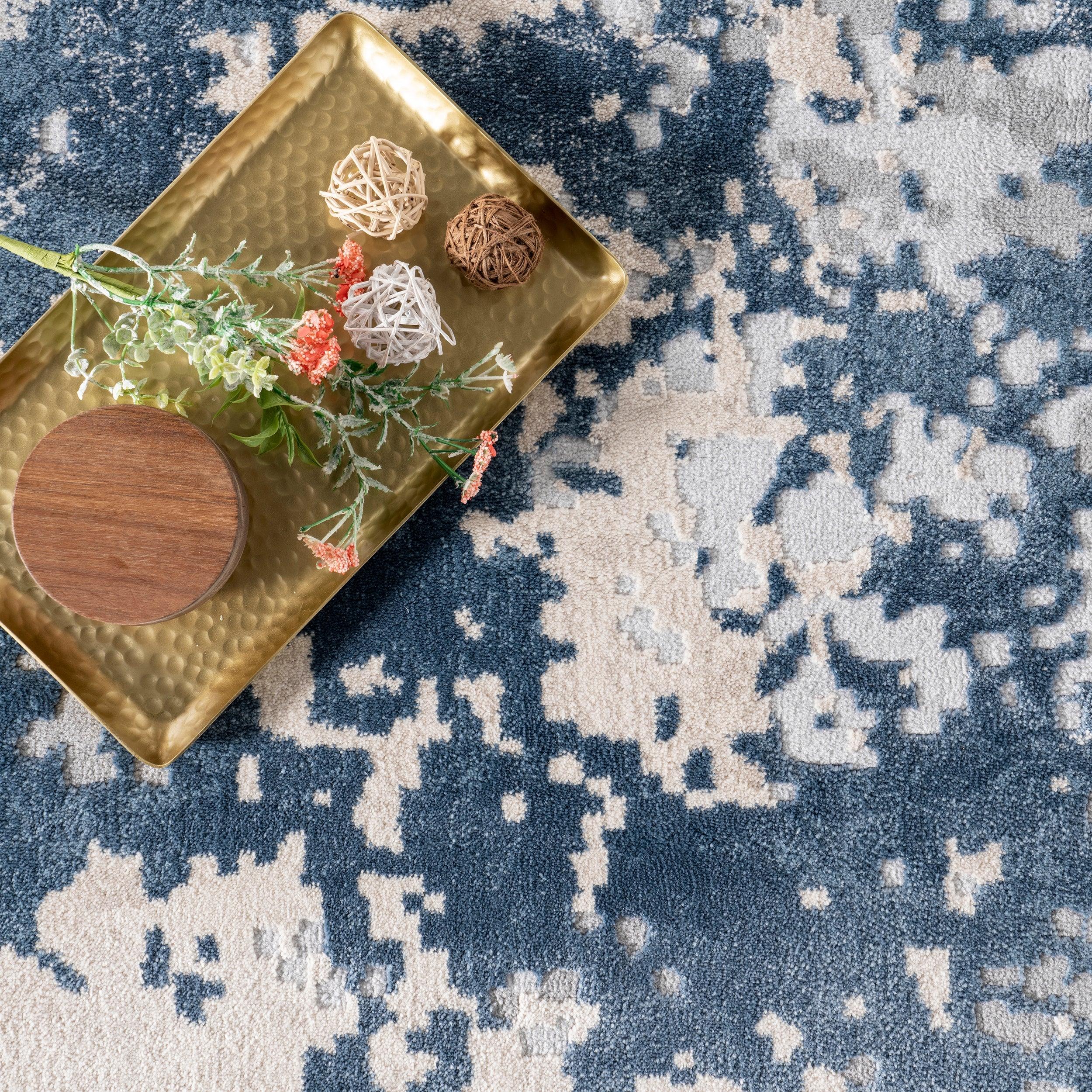 Chastin Modern Abstract Area Rug - Remutear