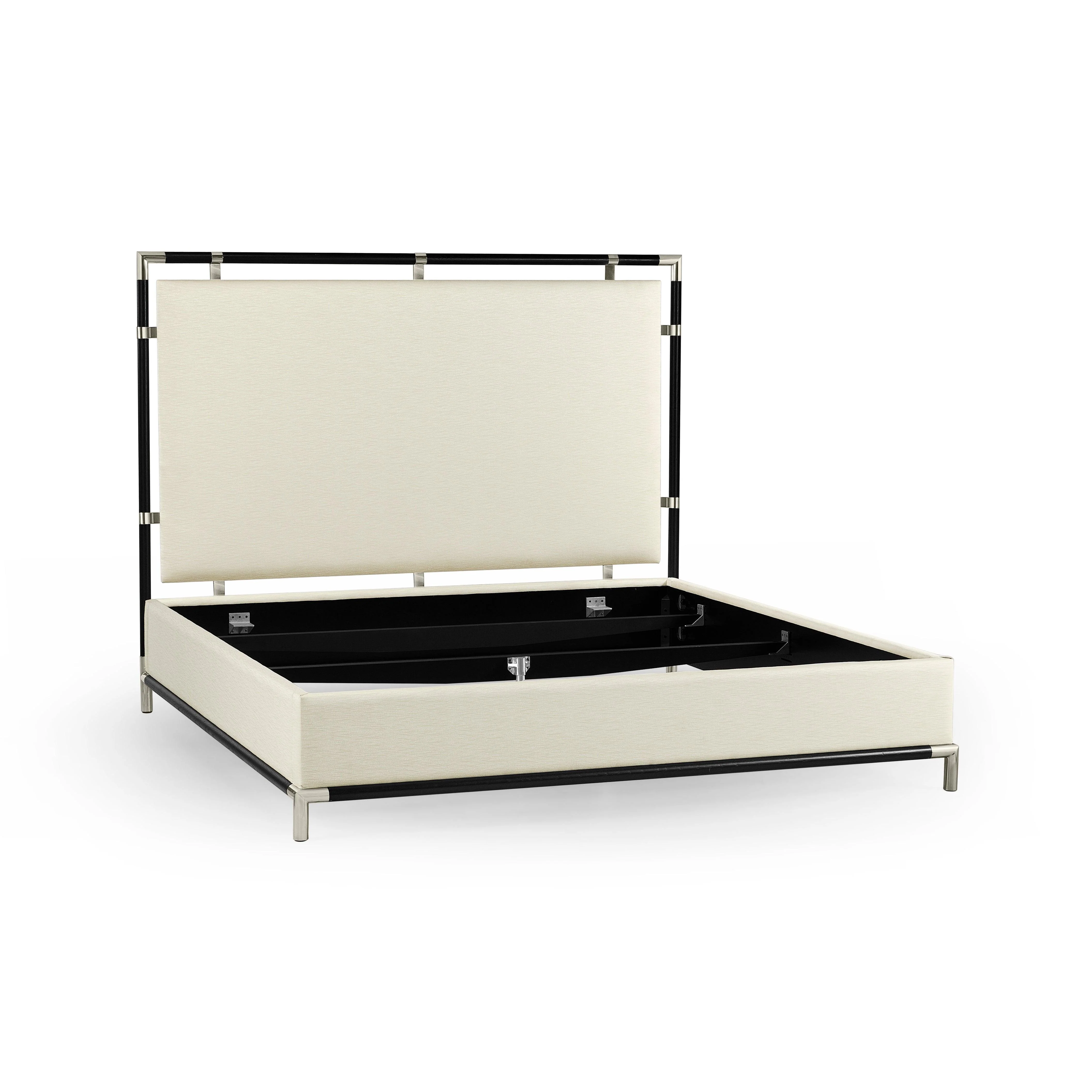Campaign Oak King Bed - Remutear