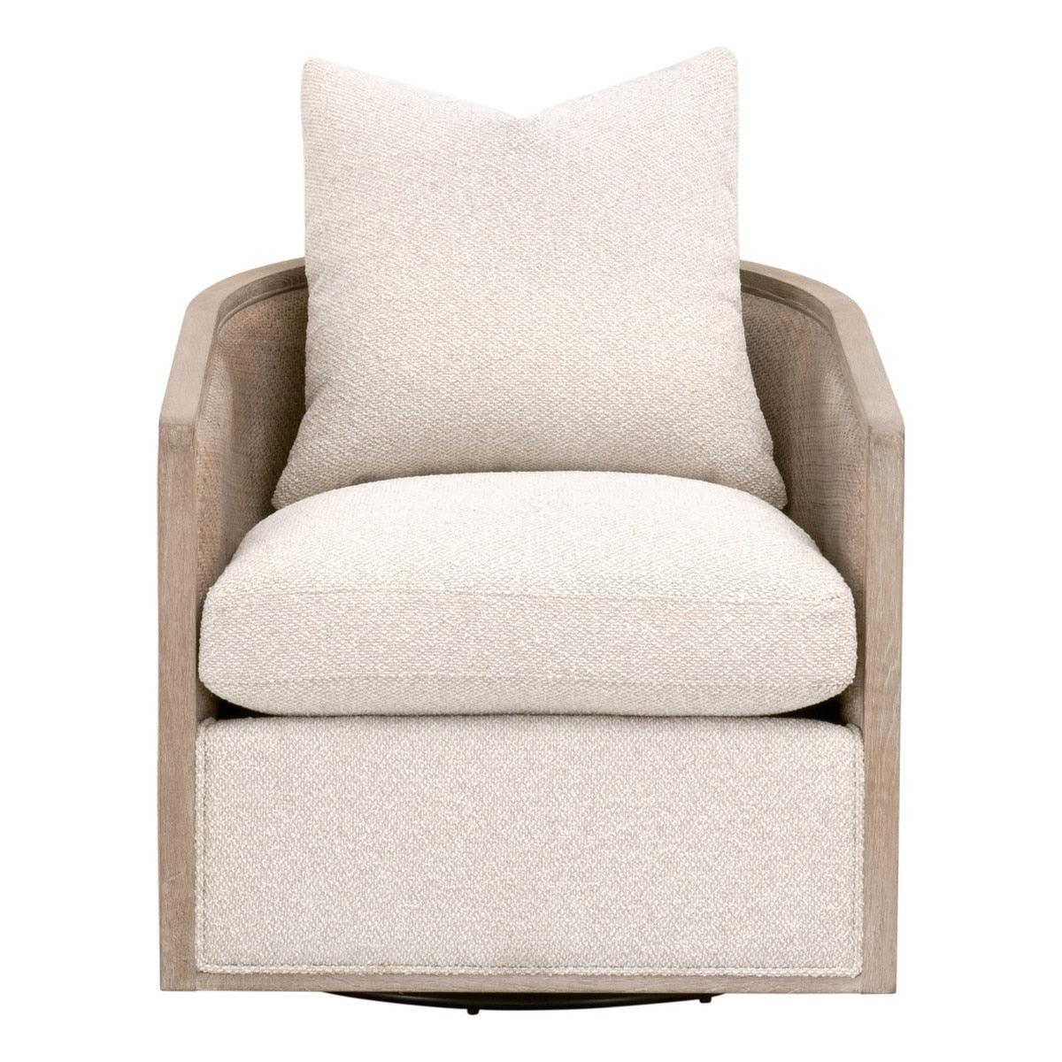 McGuire Swivel Club Chair - Natural Gray Oak - Remutear
