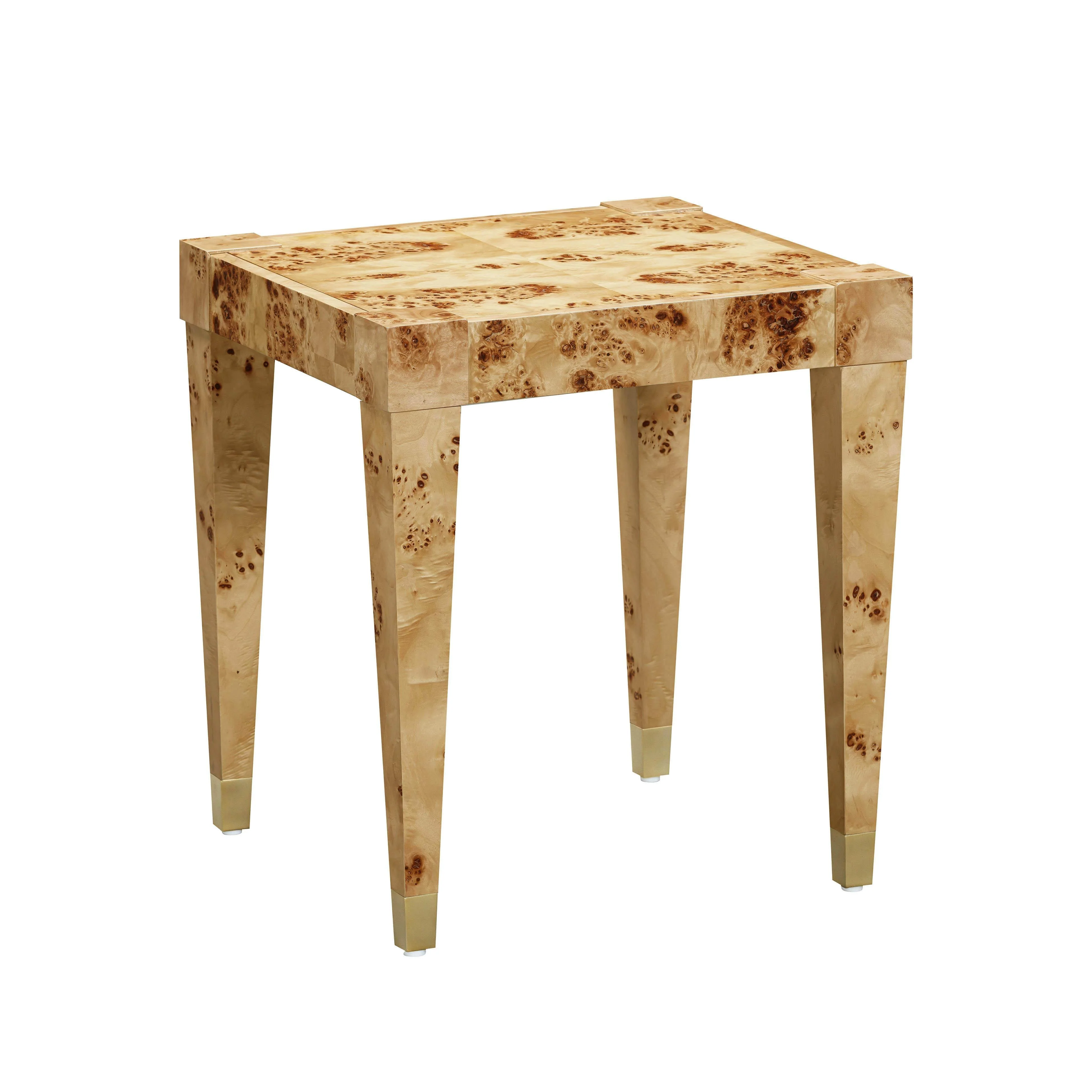 Brandyss Natural Burl End Table - Remutear