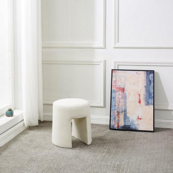 GINNY UPHOLSTERED OTTOMAN - Remutear