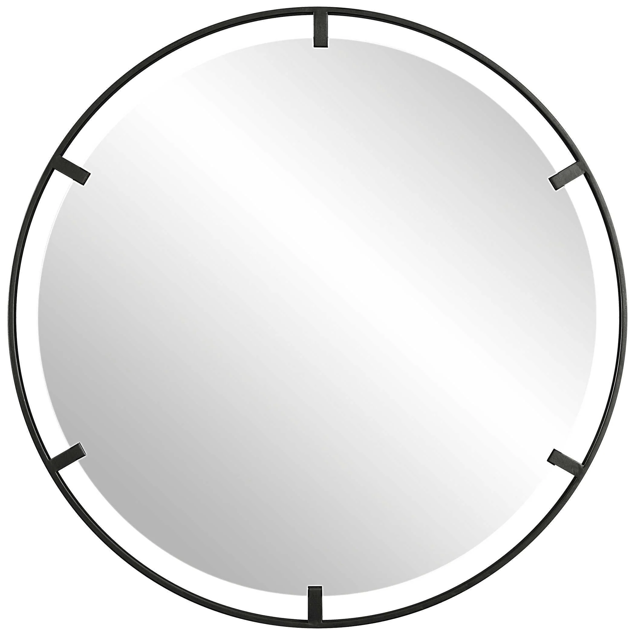 CASHEL ROUND IRON MIRROR - Remutear