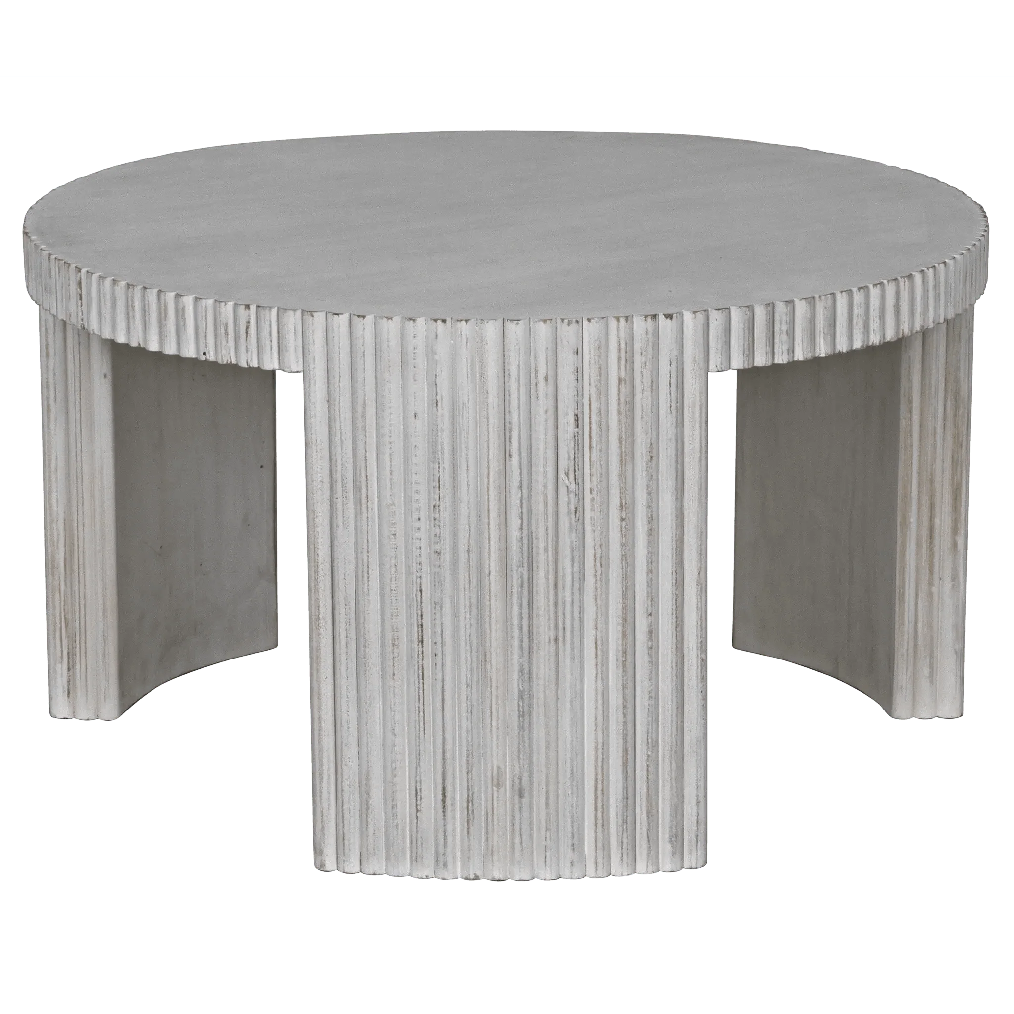 Jgor Side/Coffee Table, White Wash - Remutear