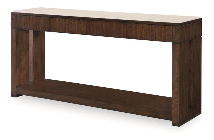 Warner Console Table With Stone Top - Remutear
