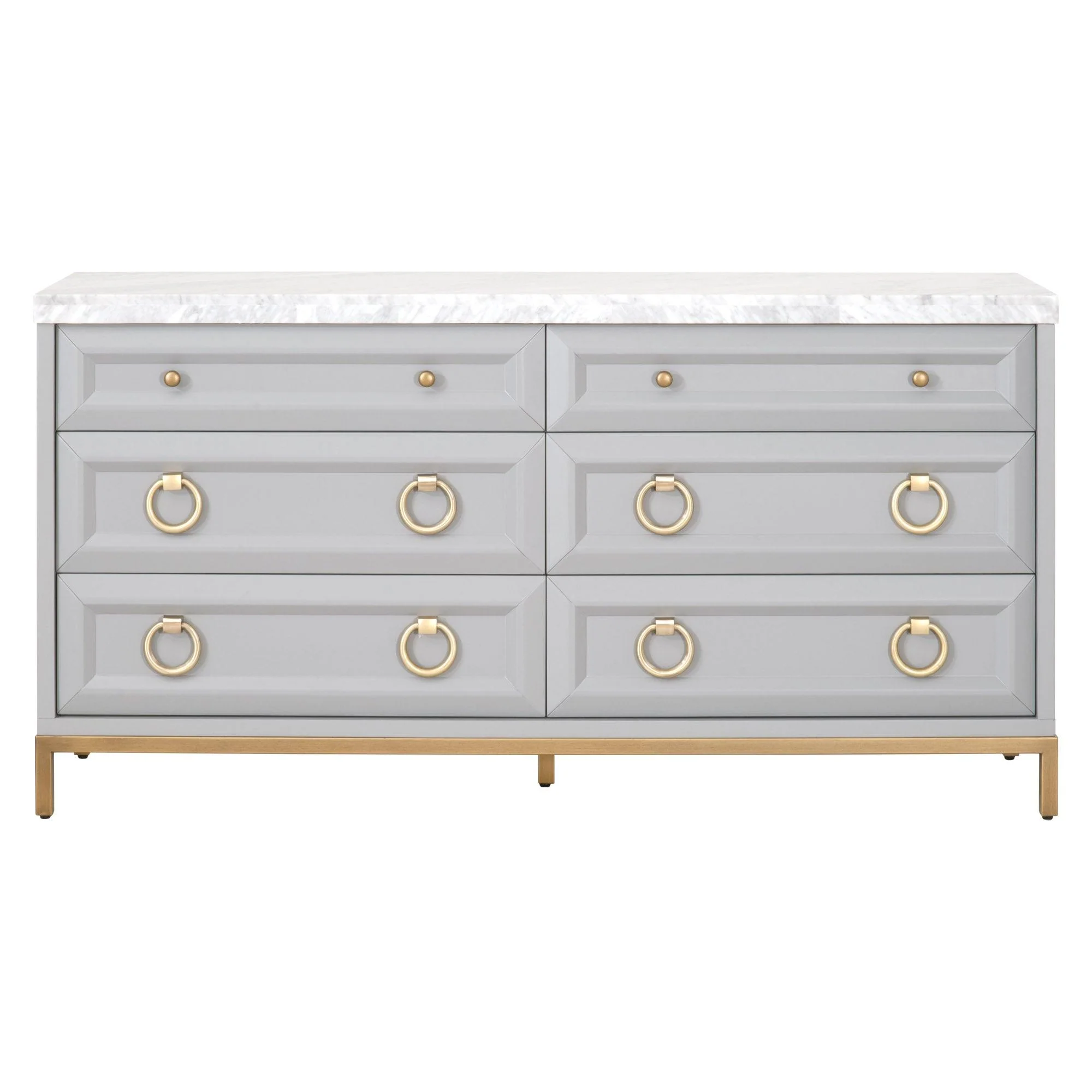 Azure Carrera 6-Drawer Double Dresser - Remutear