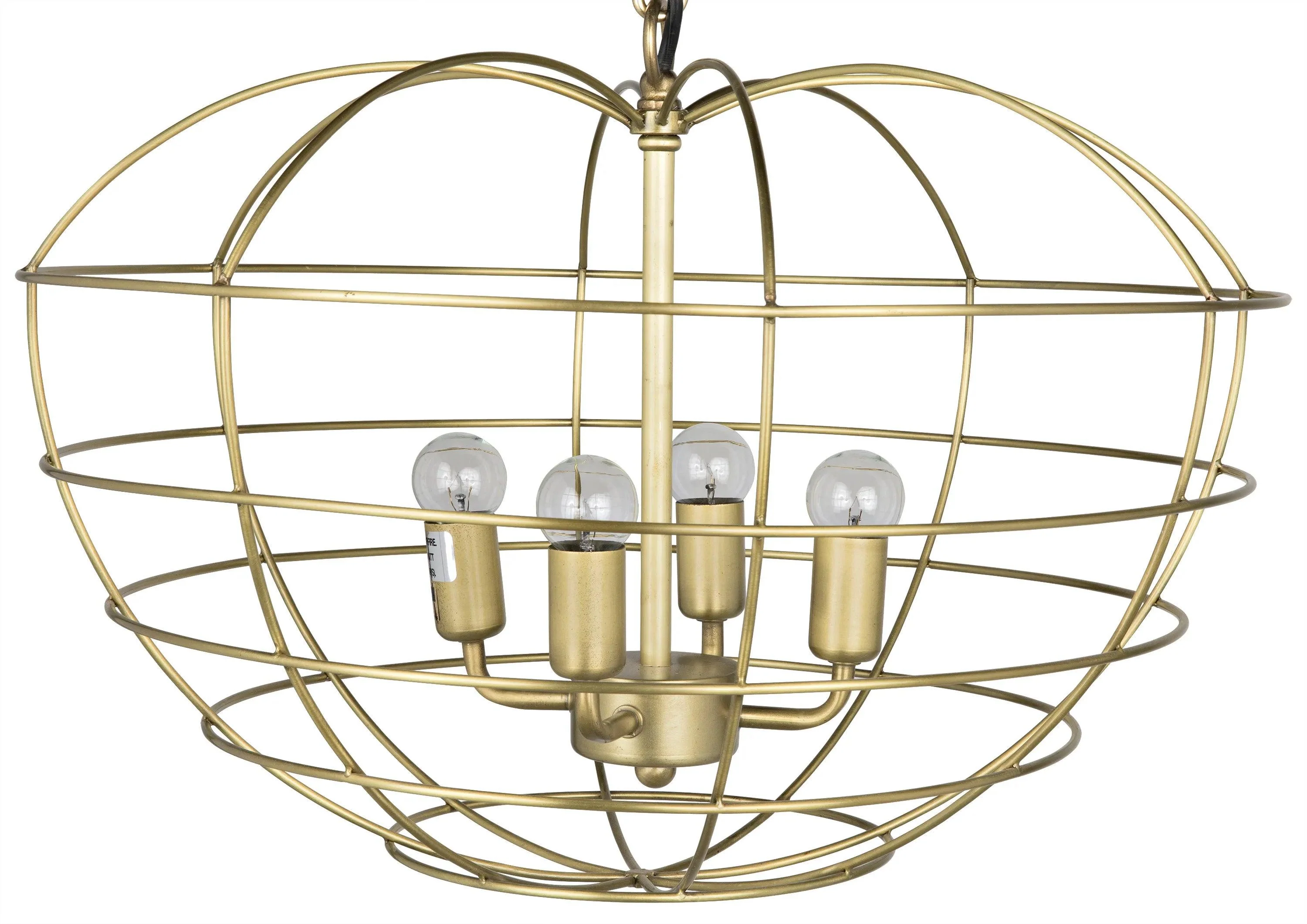Mo Pendant, Metal with Brass Finish - Remutear