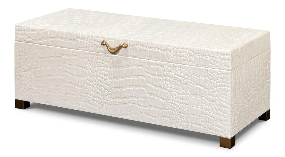 Lyle Leather Box - Pearl - Remutear