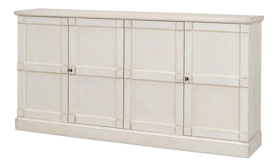 Lionisio Buffet 75 Stucco Wht Wood Drs - Remutear