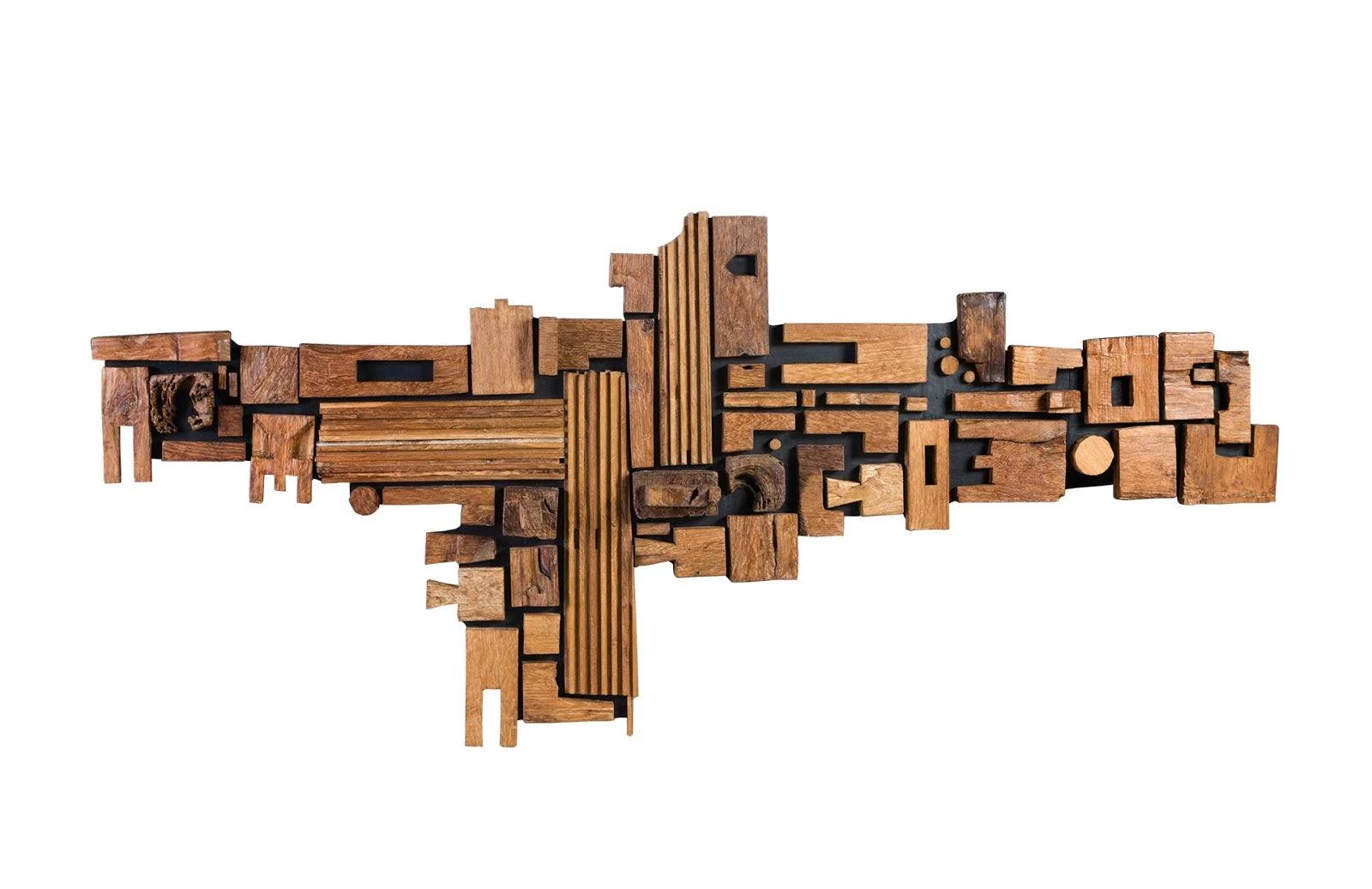 Asken Wall Art, Wood, Freeform - Remutear