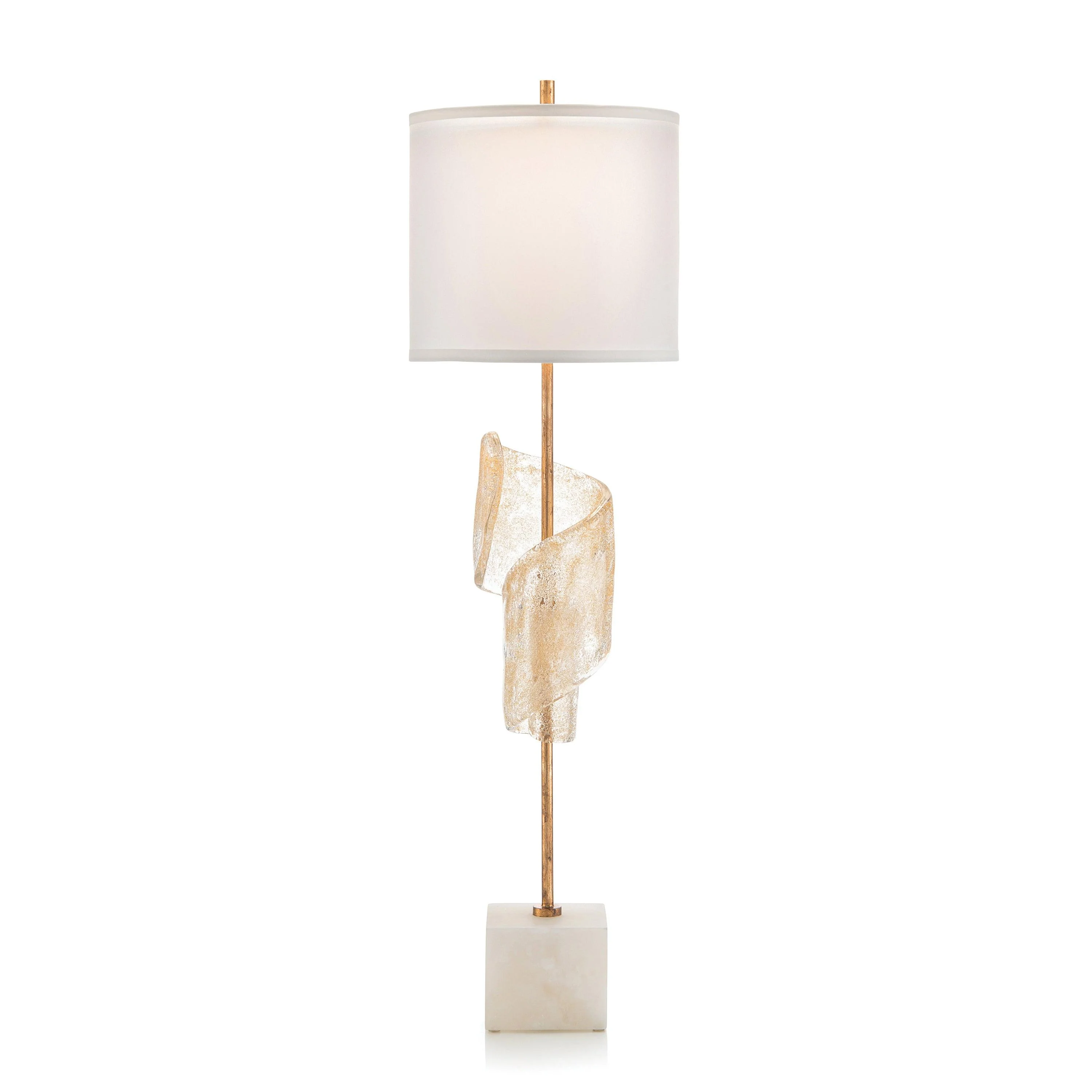 Furls With A Hint Of Gold Lamp - Remutear