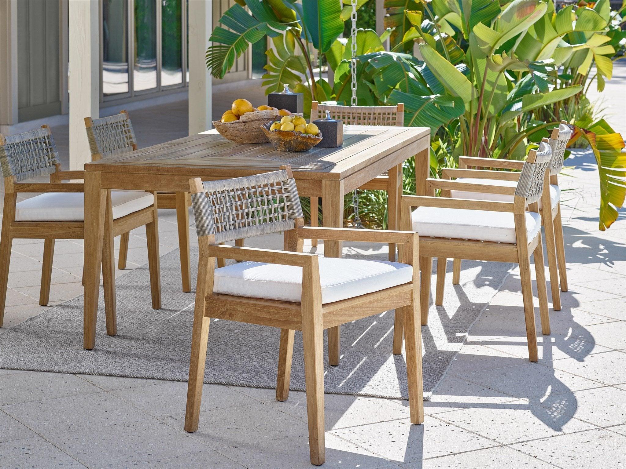 Outdoor Chesapeake Teak Arm Chair - Remutear