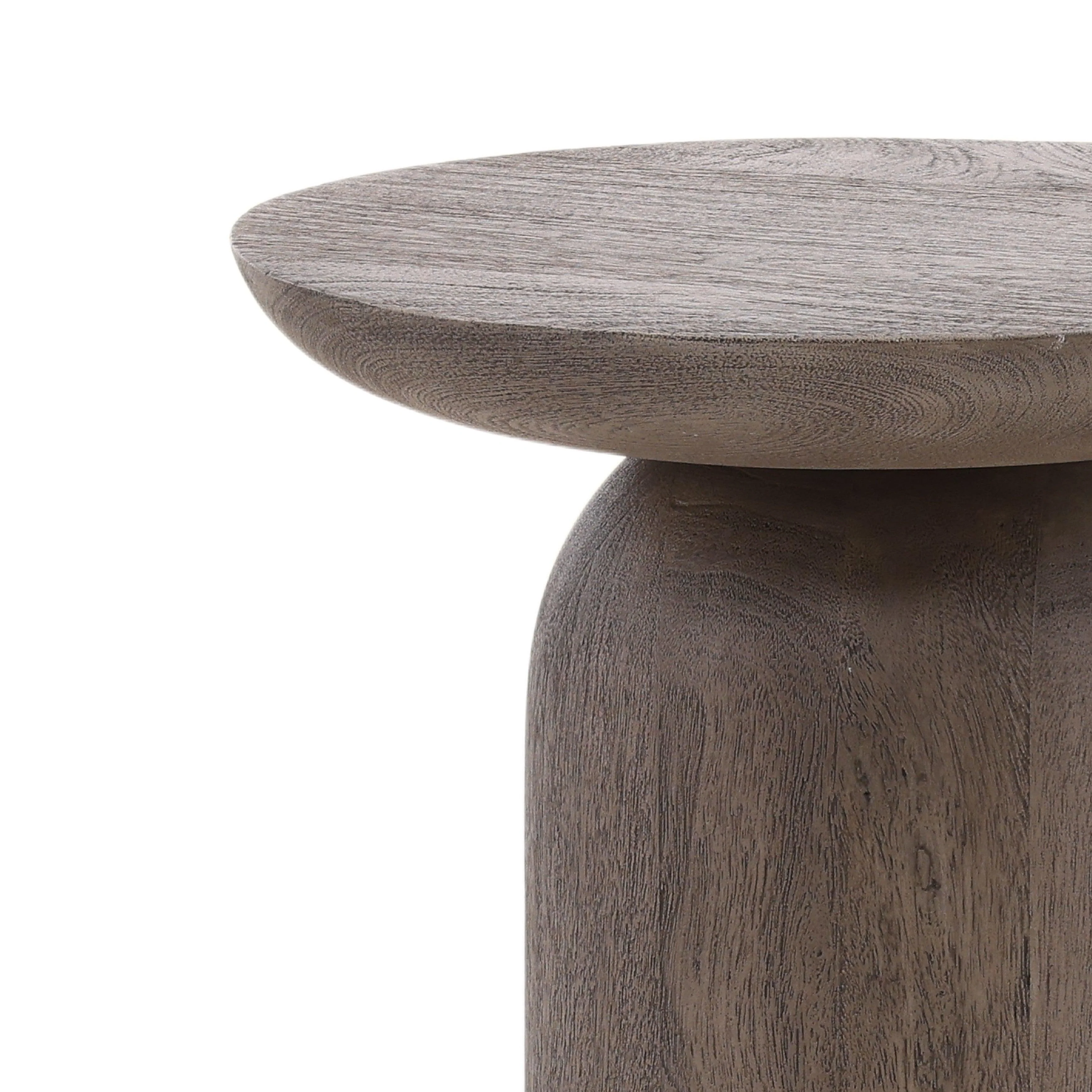 Loren End Table Grey Small - Remutear
