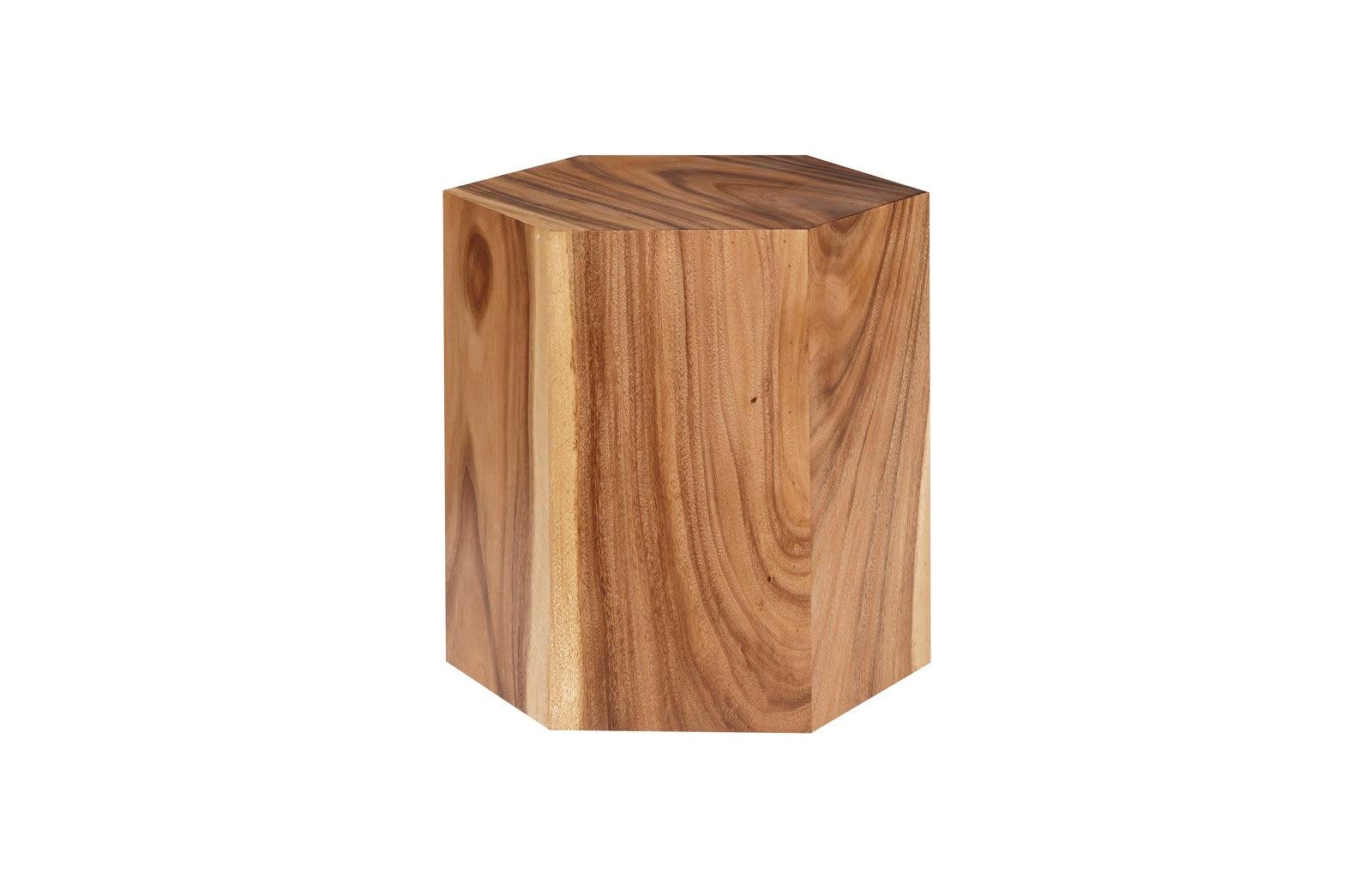 Honeycomb Side Table, Chamcha Wood, MD - Remutear