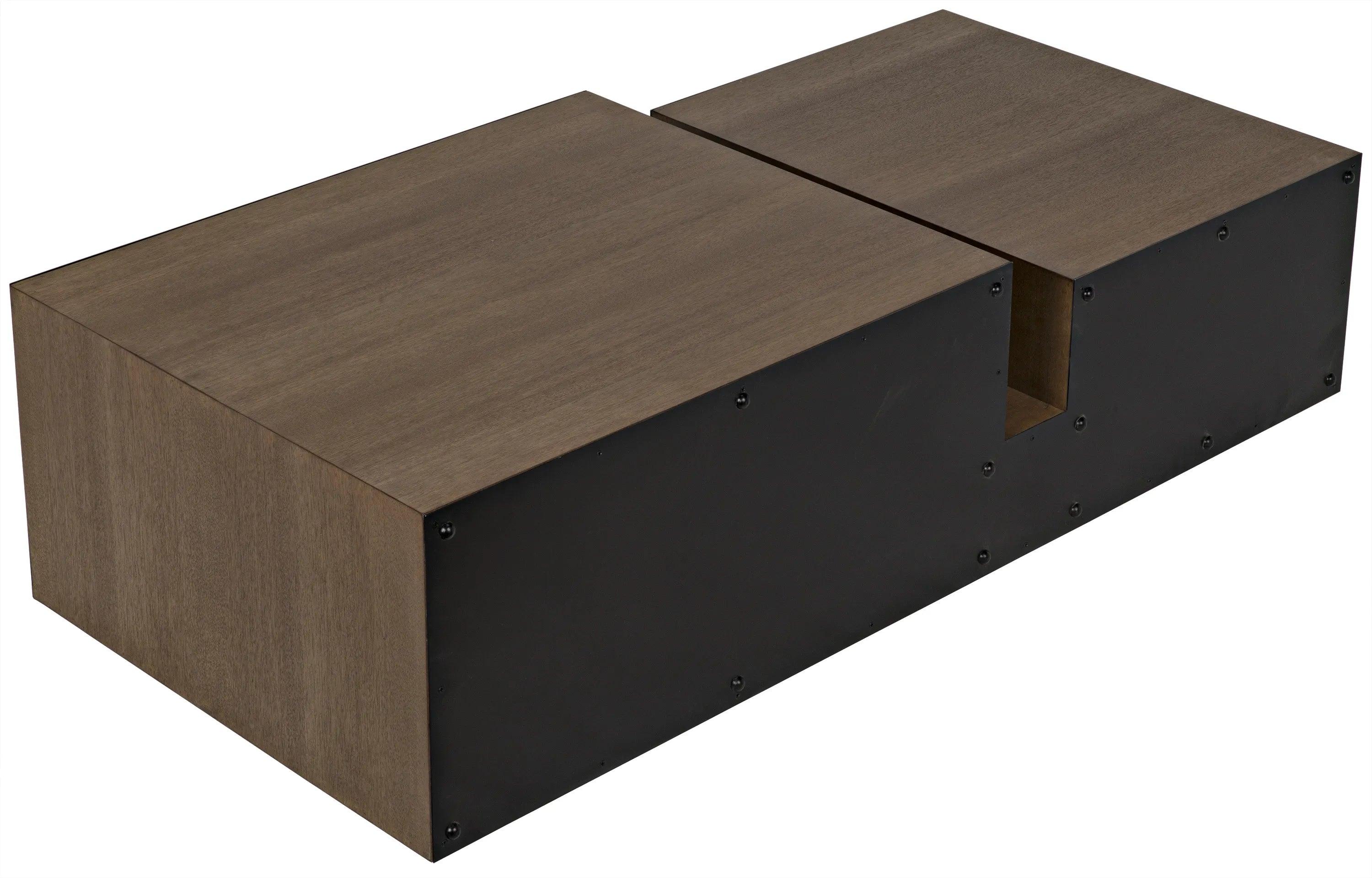 Nido Coffee Table, Black Steel - Remutear