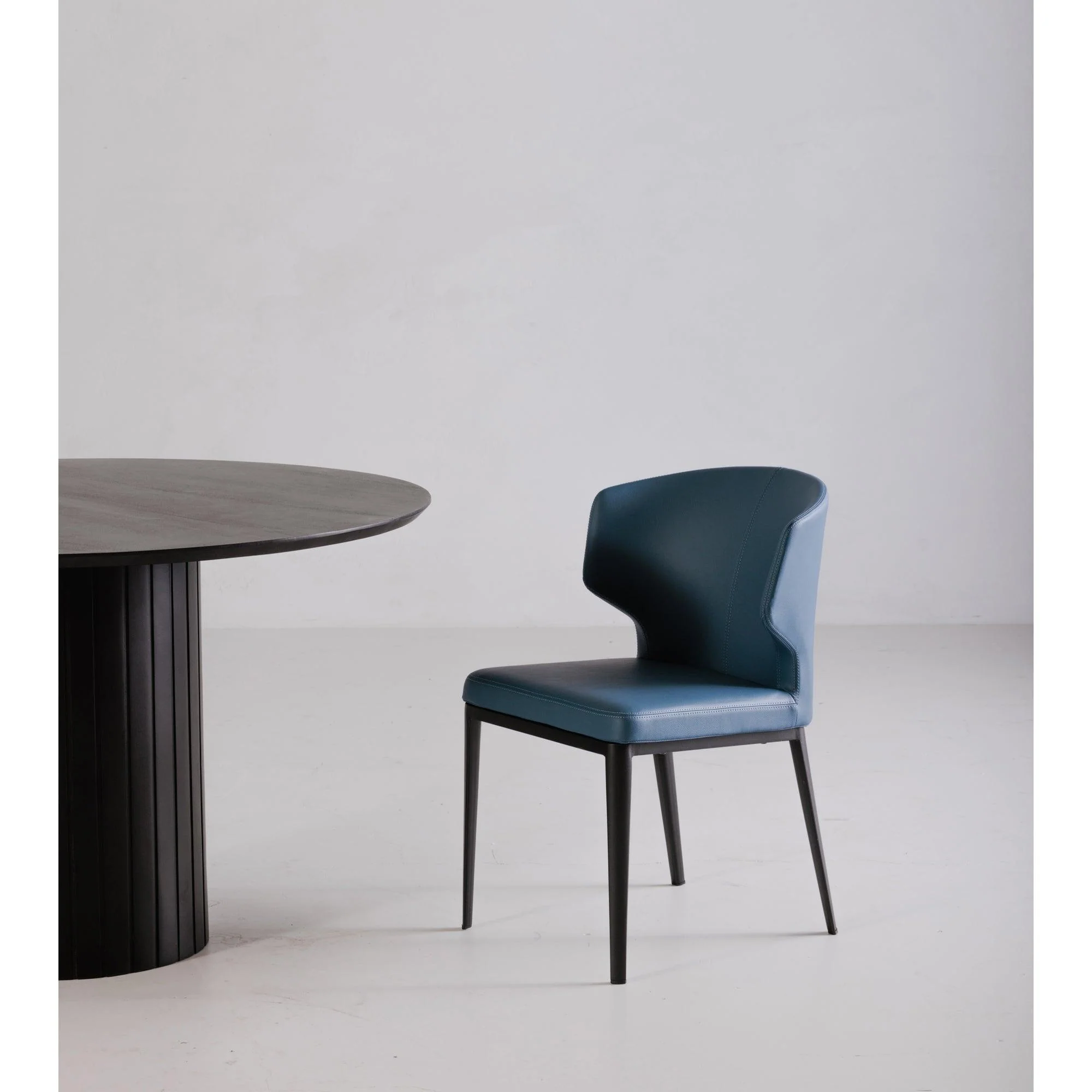 Delaney Dining Chair Steel Blue - Set Of Two - Remutear