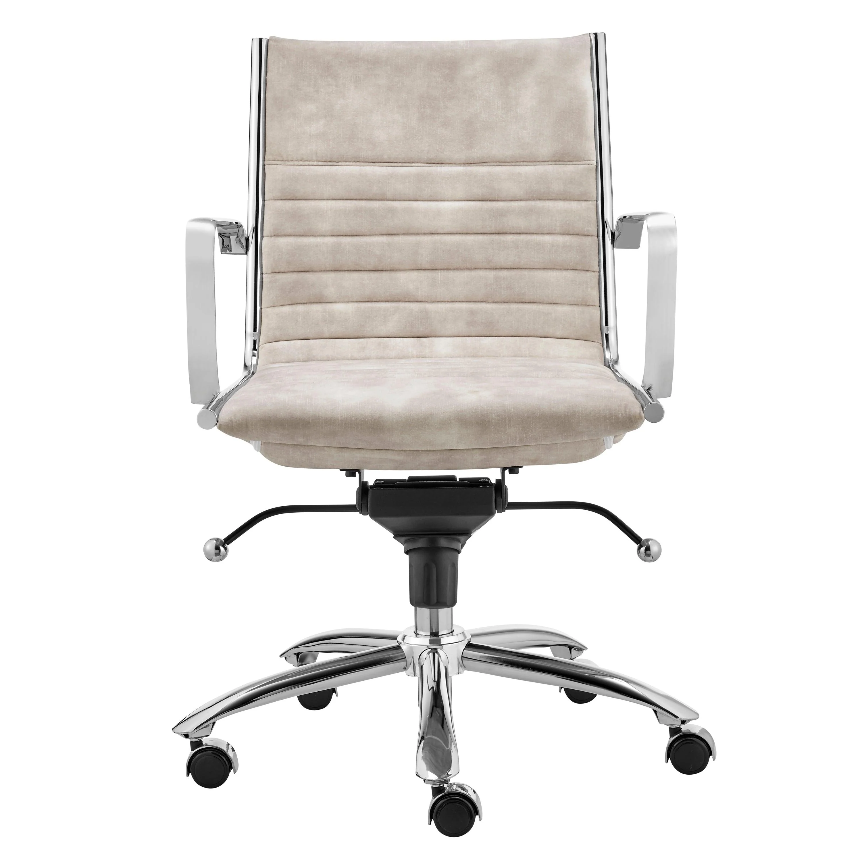 Dirk Low Back Office Chair  Velvet - Remutear