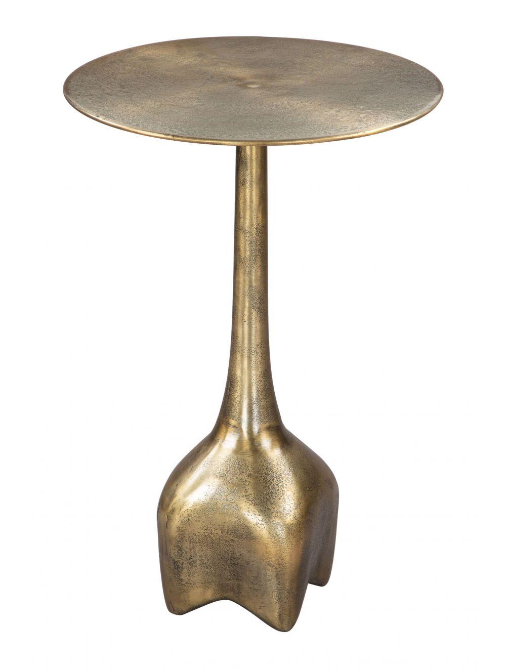 Lexi Side Table Antique Brass - Remutear