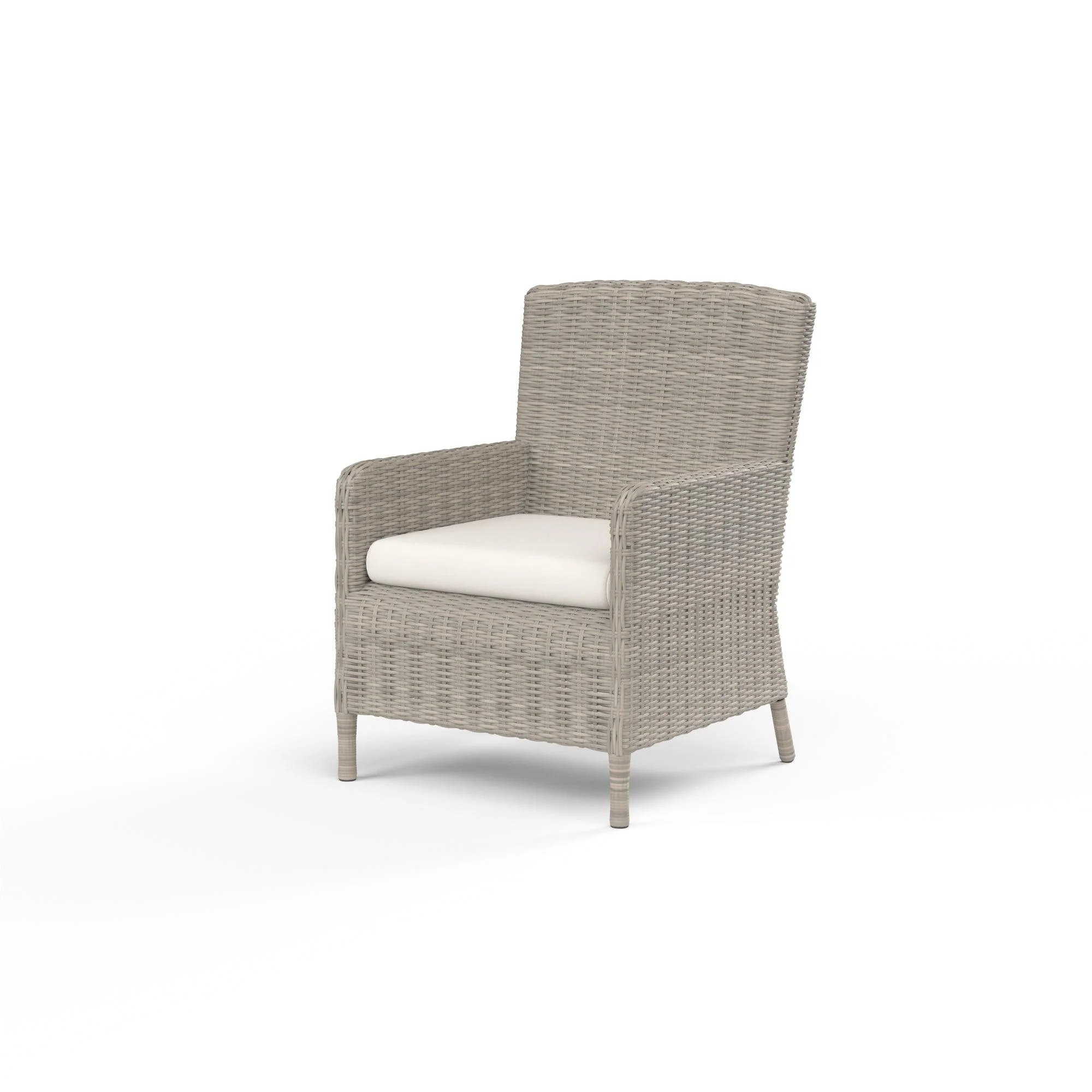 Manhattan Dining Chair in Linen Canvas w/ Self Welt - Remutear
