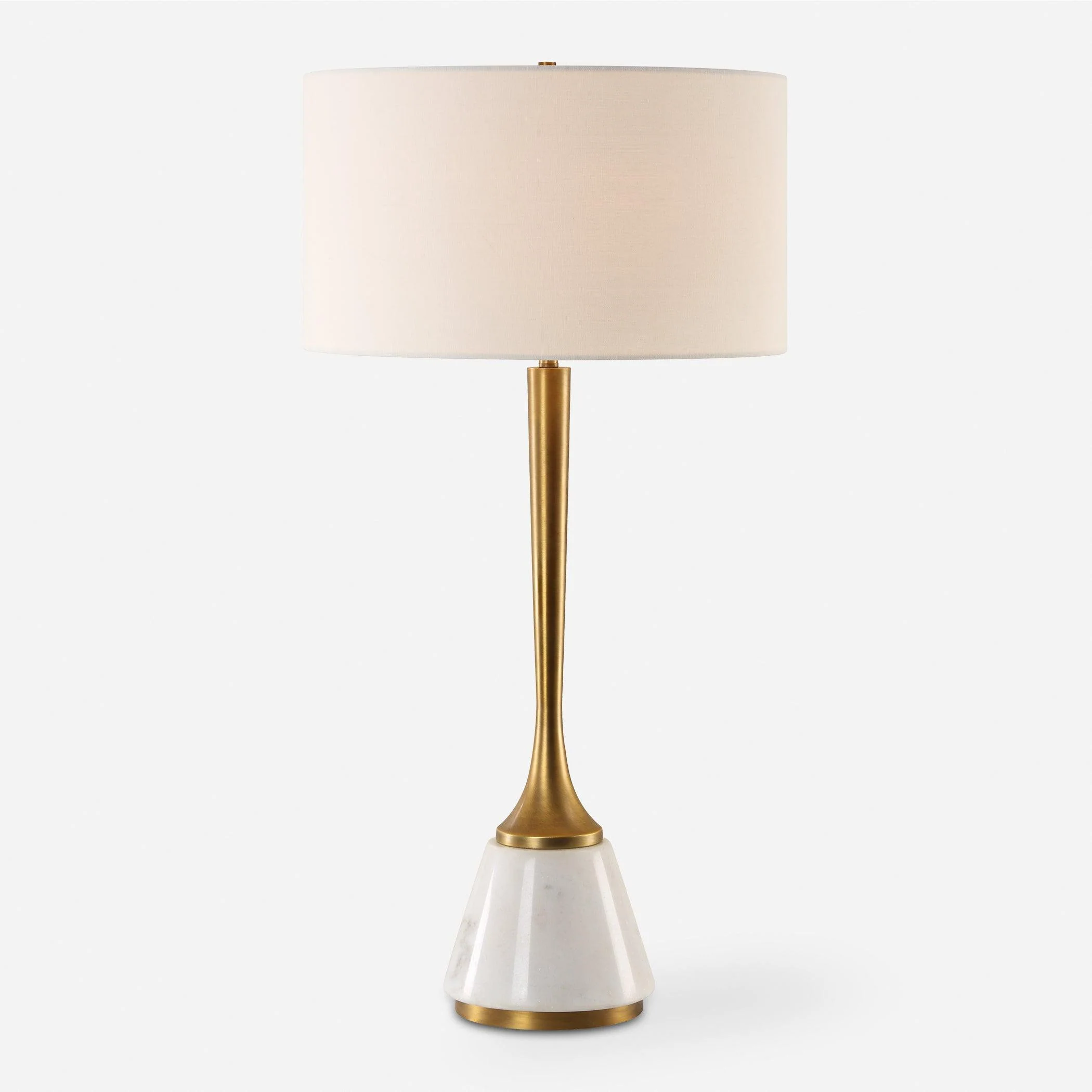 Avola White Marble Table Lamp - Remutear