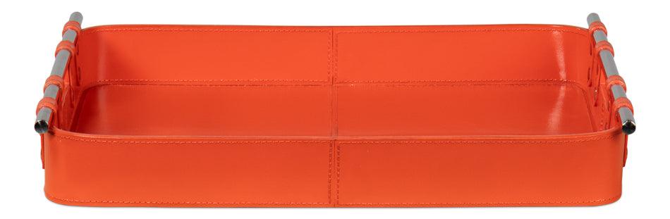 Safari Leather Tray - Orangeade - Remutear
