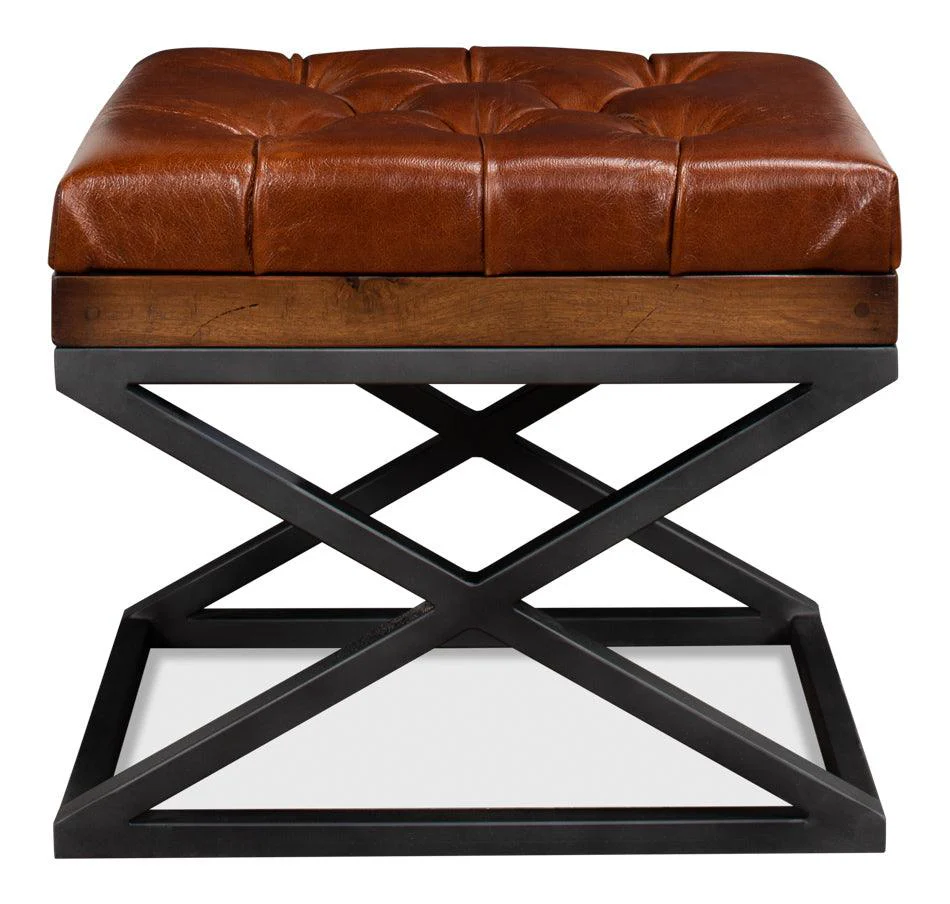 Leather Cushion Bench - Remutear