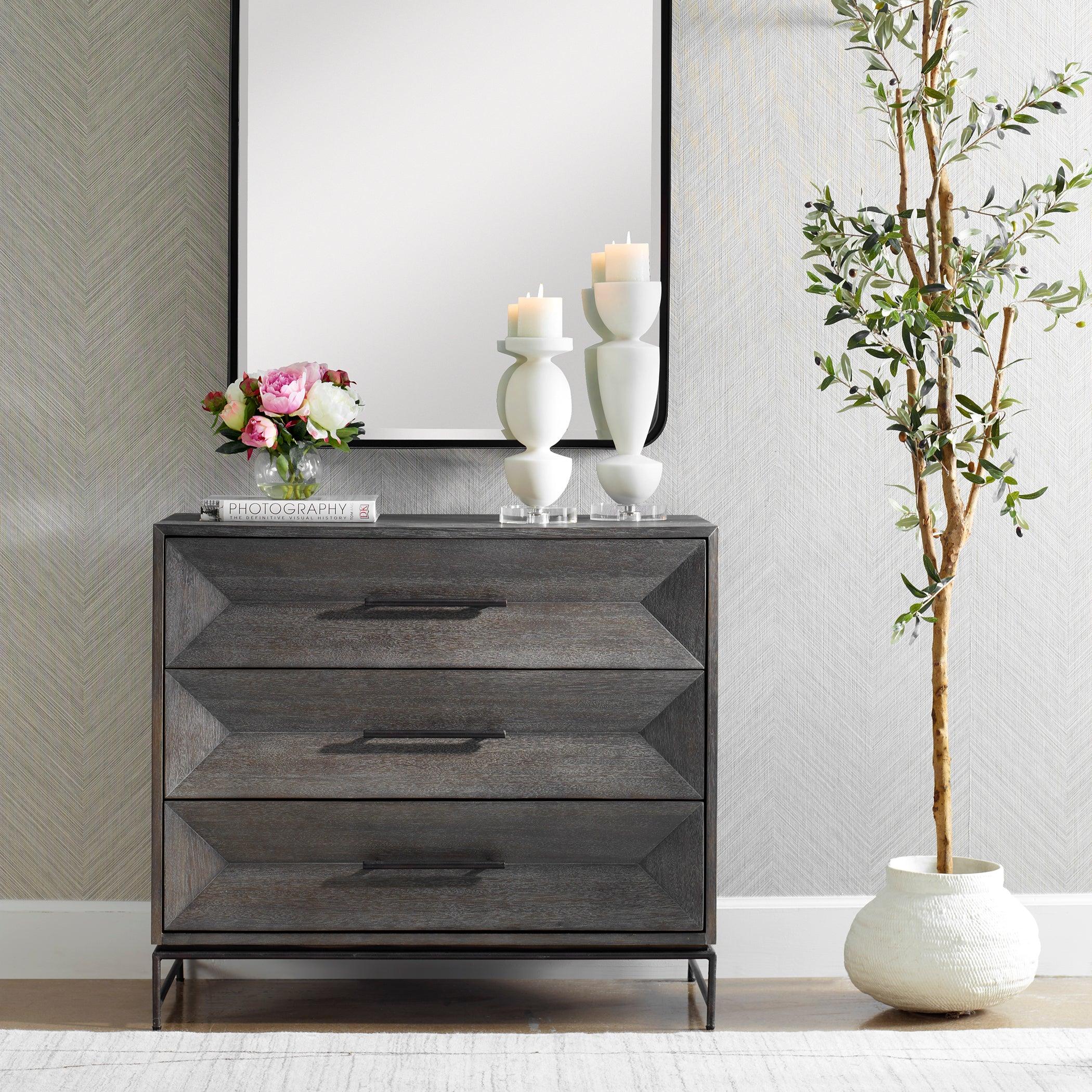 Knox Dark Walnut Accent Drawers - Remutear