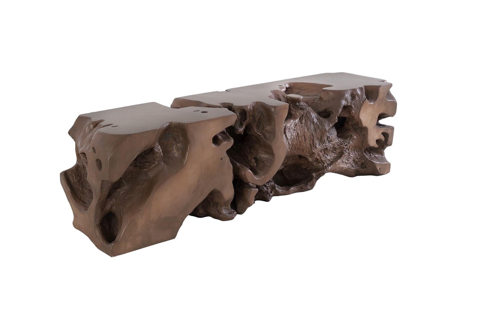 Freeform Bench, Bronze - Remutear